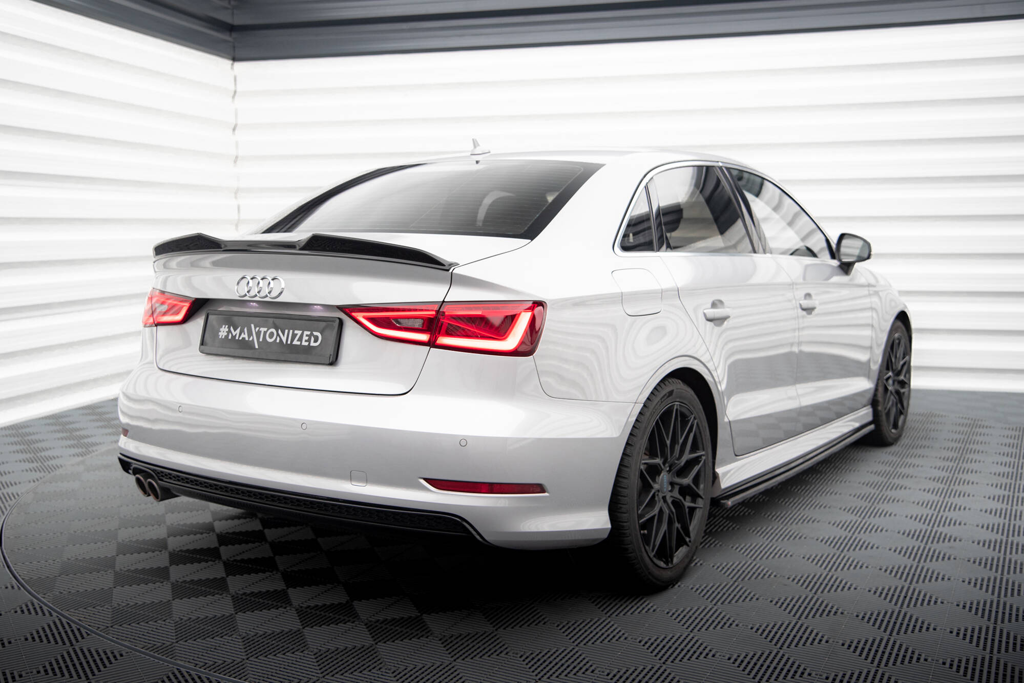 Spoiler CAP 3D Audi A3 / A3 S-Line / S3 / RS3 Sedan 8V - 2