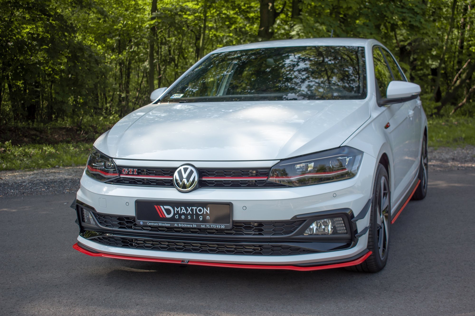 Front Splitter V.2 Volkswagen Polo GTI / R-Line Mk6 - 4