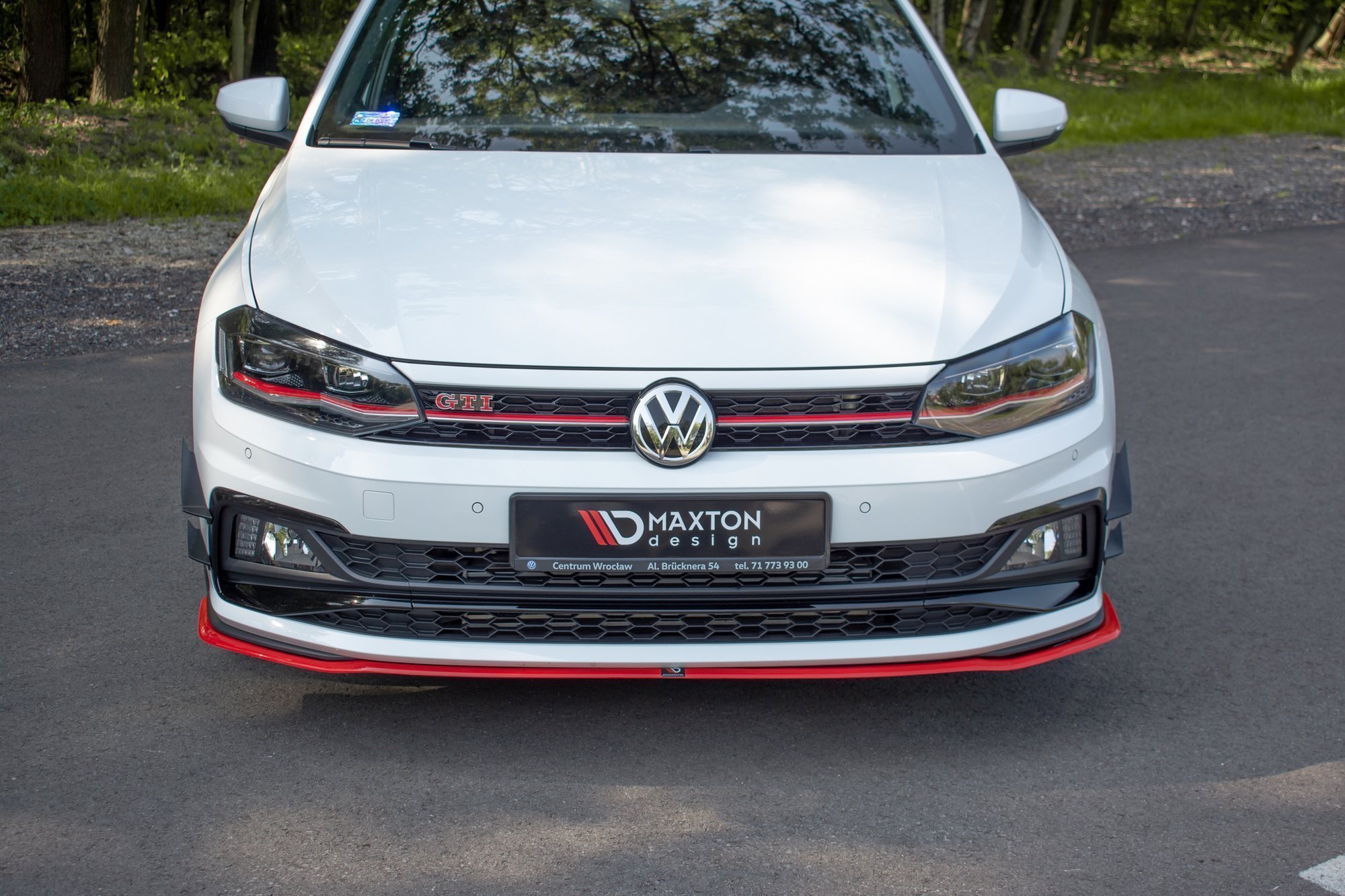 Front Splitter V.2 Volkswagen Polo GTI / R-Line Mk6 - 2