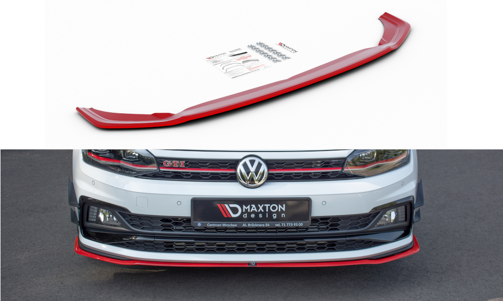 Front Splitter V.2 Volkswagen Polo GTI / R-Line Mk6