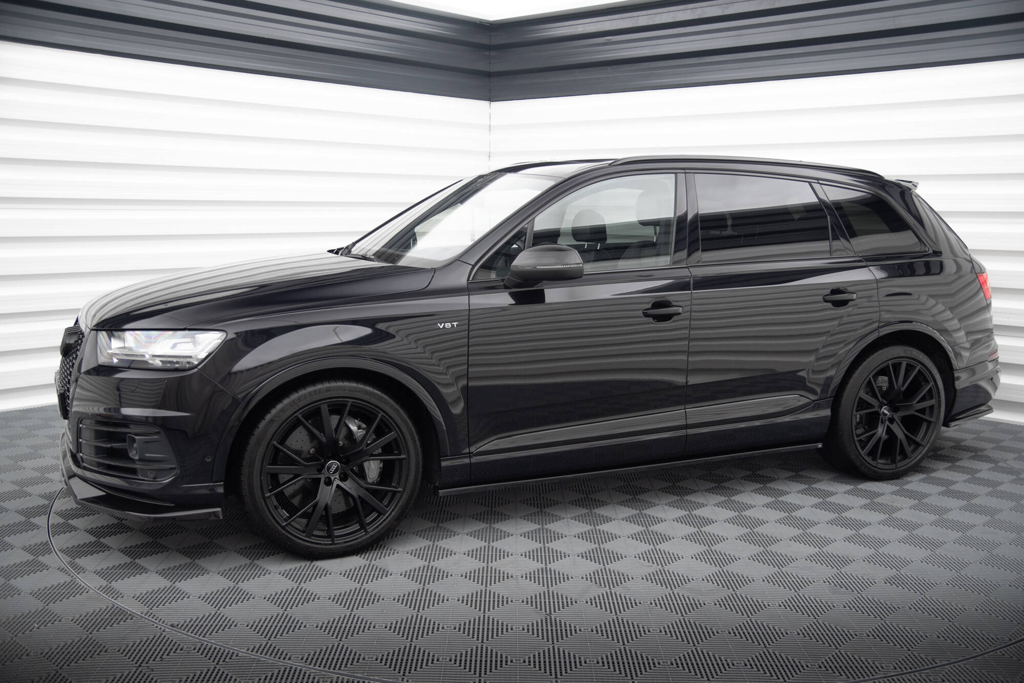 Side Skirts Diffusers V.2 Audi SQ7 / Q7 S-Line Mk2 - 2
