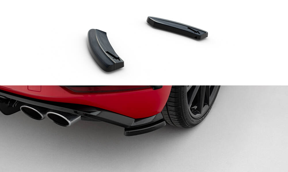 Rear Side Splitters VW Golf 7 R / R-Line Facelift - 2
