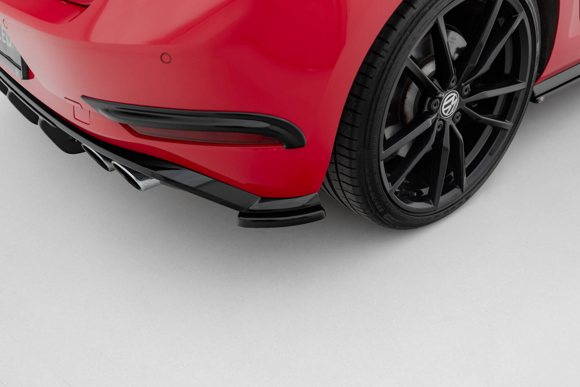 Rear Side Splitters VW Golf 7 R / R-Line Facelift - 7