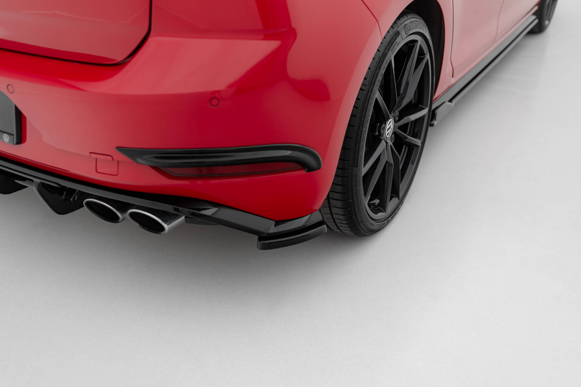 Rear Side Splitters VW Golf 7 R / R-Line Facelift - 8