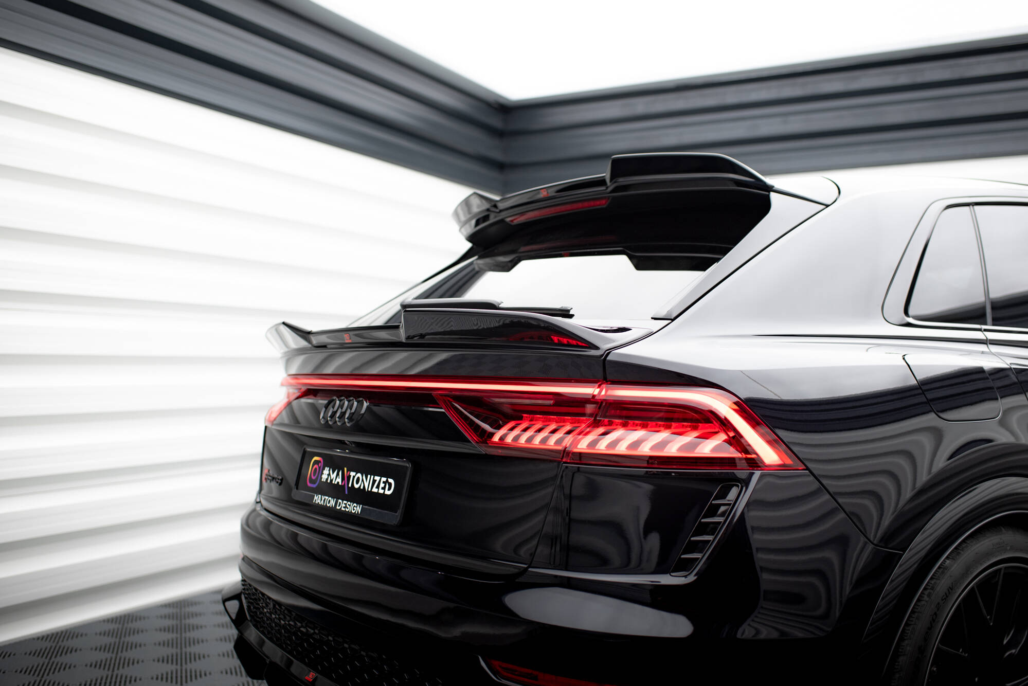 Lower Spoiler CAP 3D Audi Q8 / RSQ8 / SQ8 / Q8 S-Line Mk1 - 4