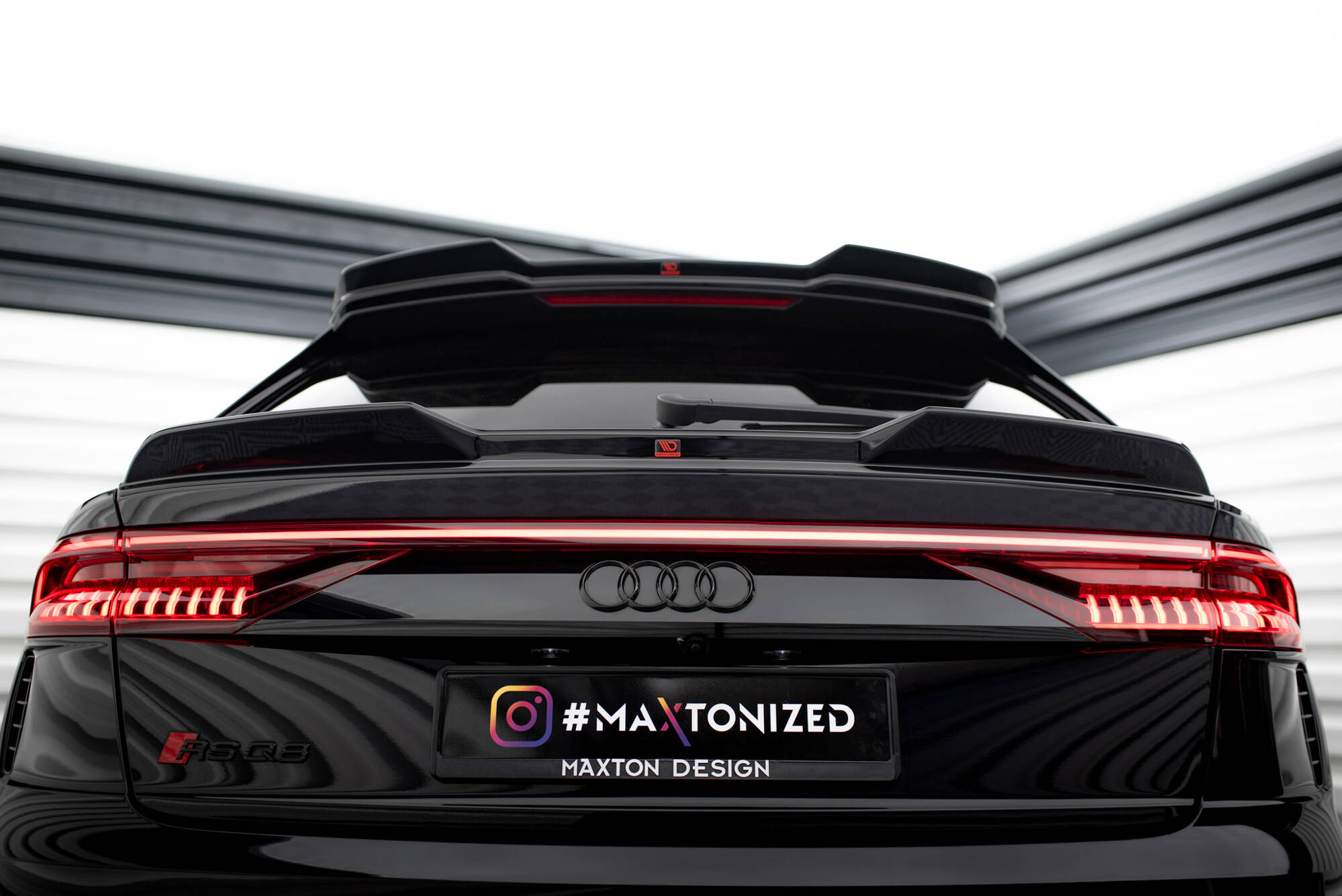 Lower Spoiler CAP 3D Audi Q8 / RSQ8 / SQ8 / Q8 S-Line Mk1 - 5
