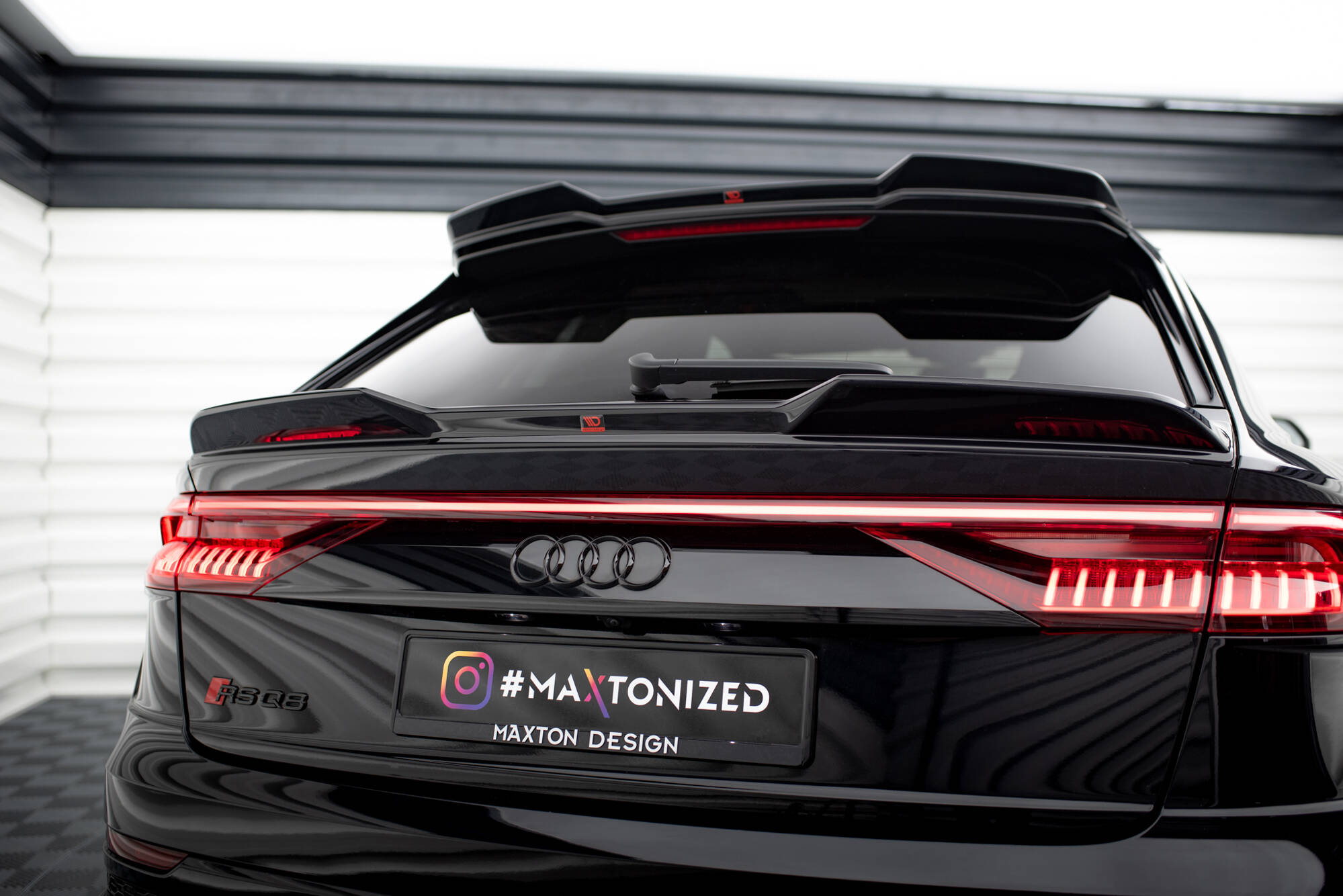 Lower Spoiler CAP 3D Audi Q8 / RSQ8 / SQ8 / Q8 S-Line Mk1 - 3