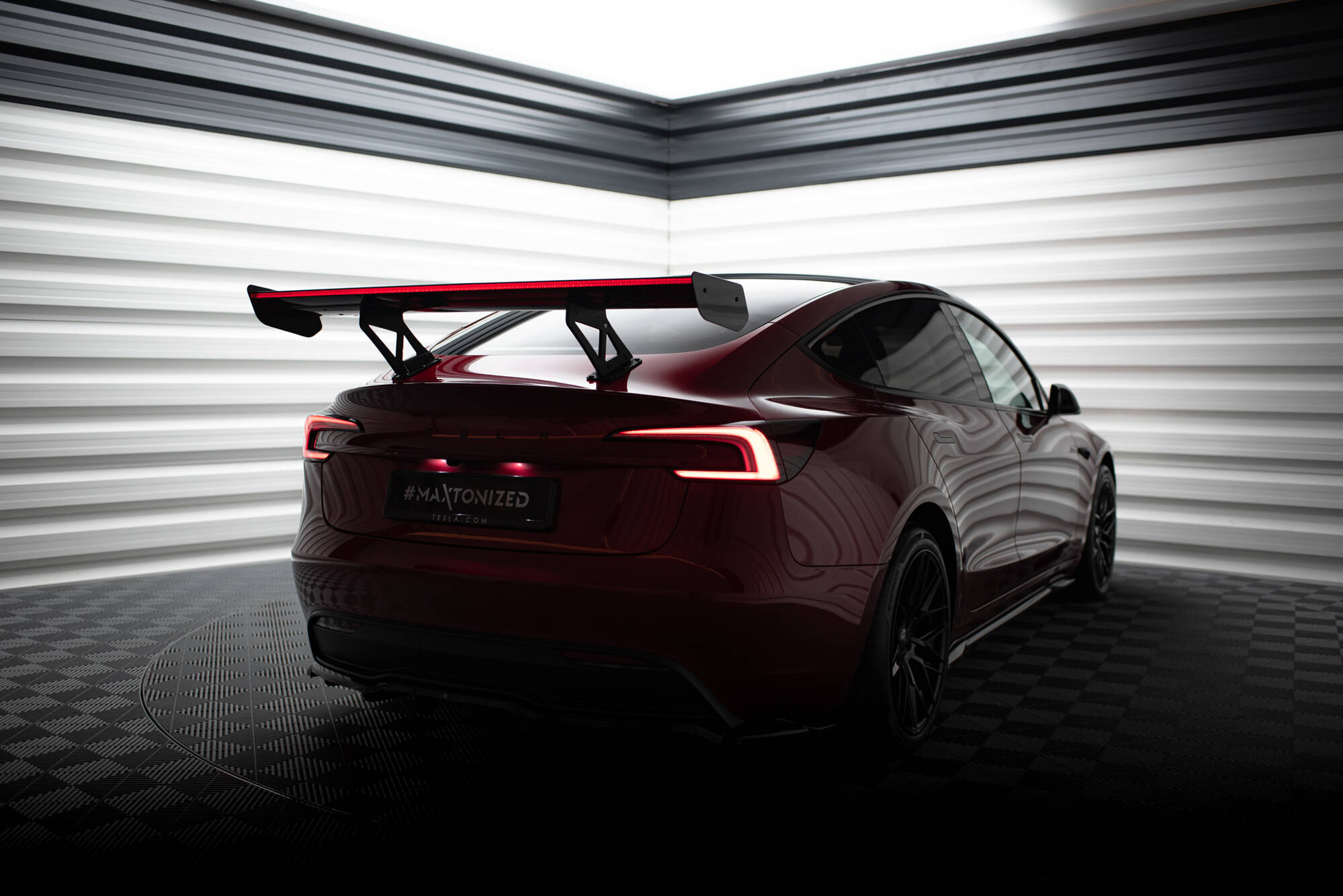 CARBON SPOILER + LED SUITABLE FOR TESLA MODEL 3 – MAXTON DESIGN - 21