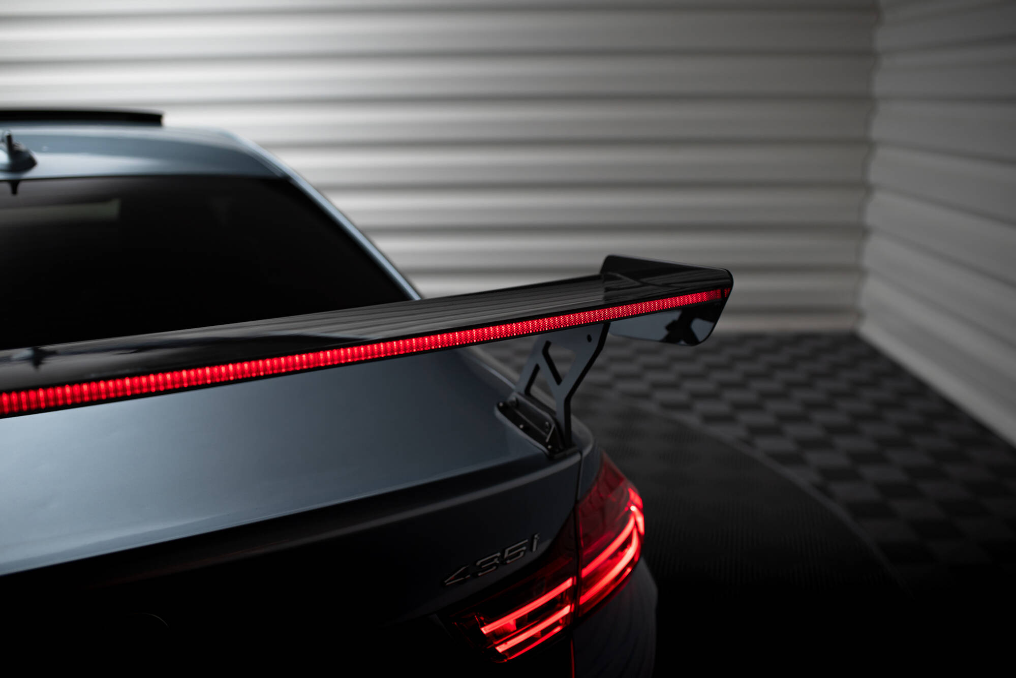 CARBON SPOILER WITH EXTERNAL BRACKETS UPRIGHTS + LED SUITABLE FOR BMW 4 F32 / 4 F32 M-PACK COUPE – MAXTON DESIGN - 19