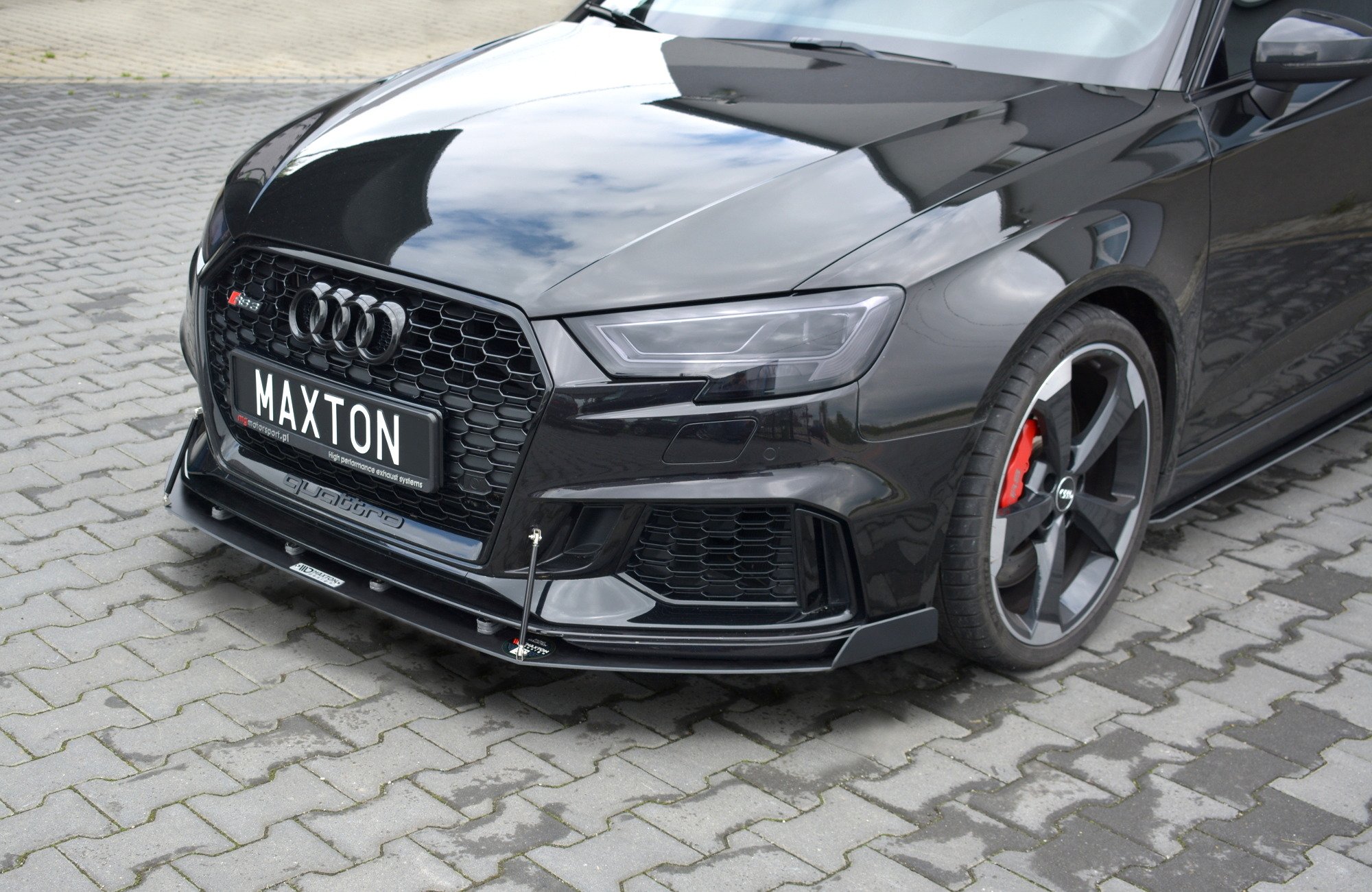 Front Racing Splitter V.2 Audi RS3 8V Facelift Sportback (2017-20) - 4