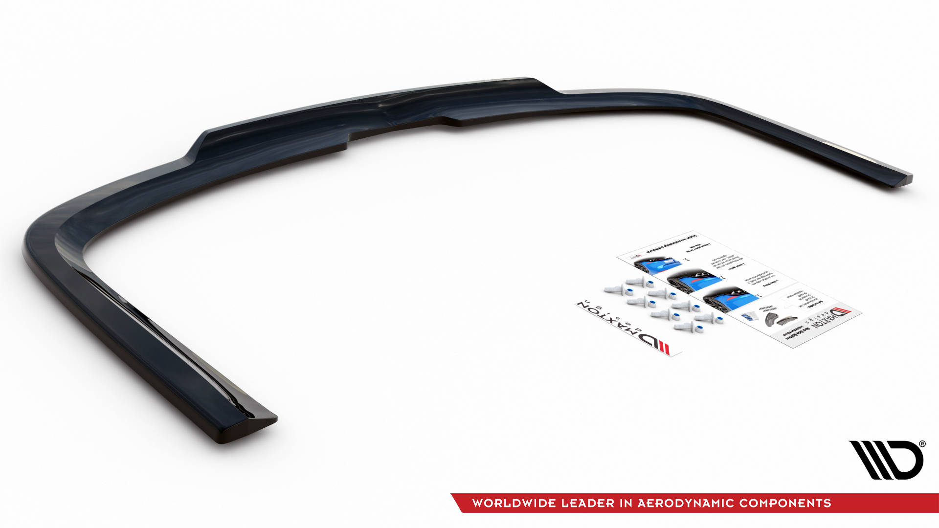 Central Rear Splitter VW Caddy Long Mk3 Facelift - 6