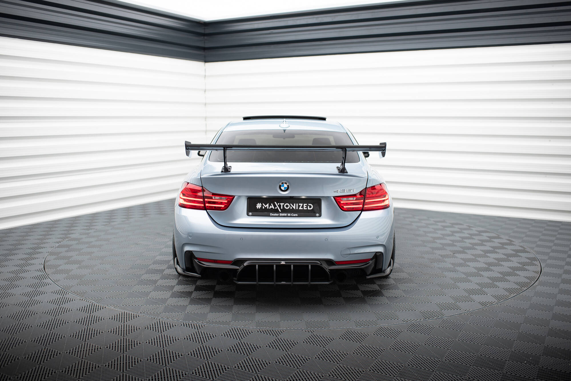 CARBON SPOILER WITH INTERNAL BRACKETS UPRIGHTS SUITABLE FOR BMW 4 F32 / 4 F32 M-PACK COUPE – MAXTON DESIGN - 15