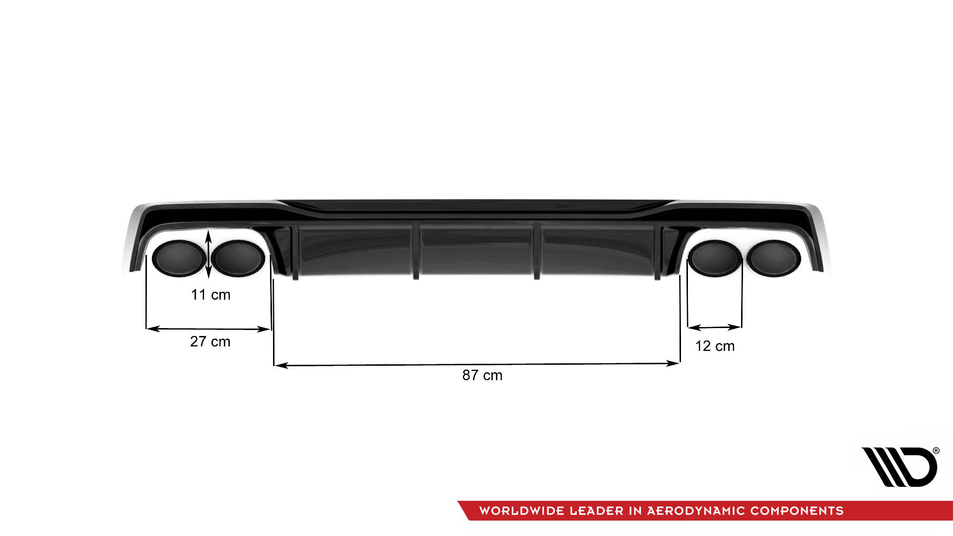 Rear Valance Audi S6 / A6 S-Line C8 - 4