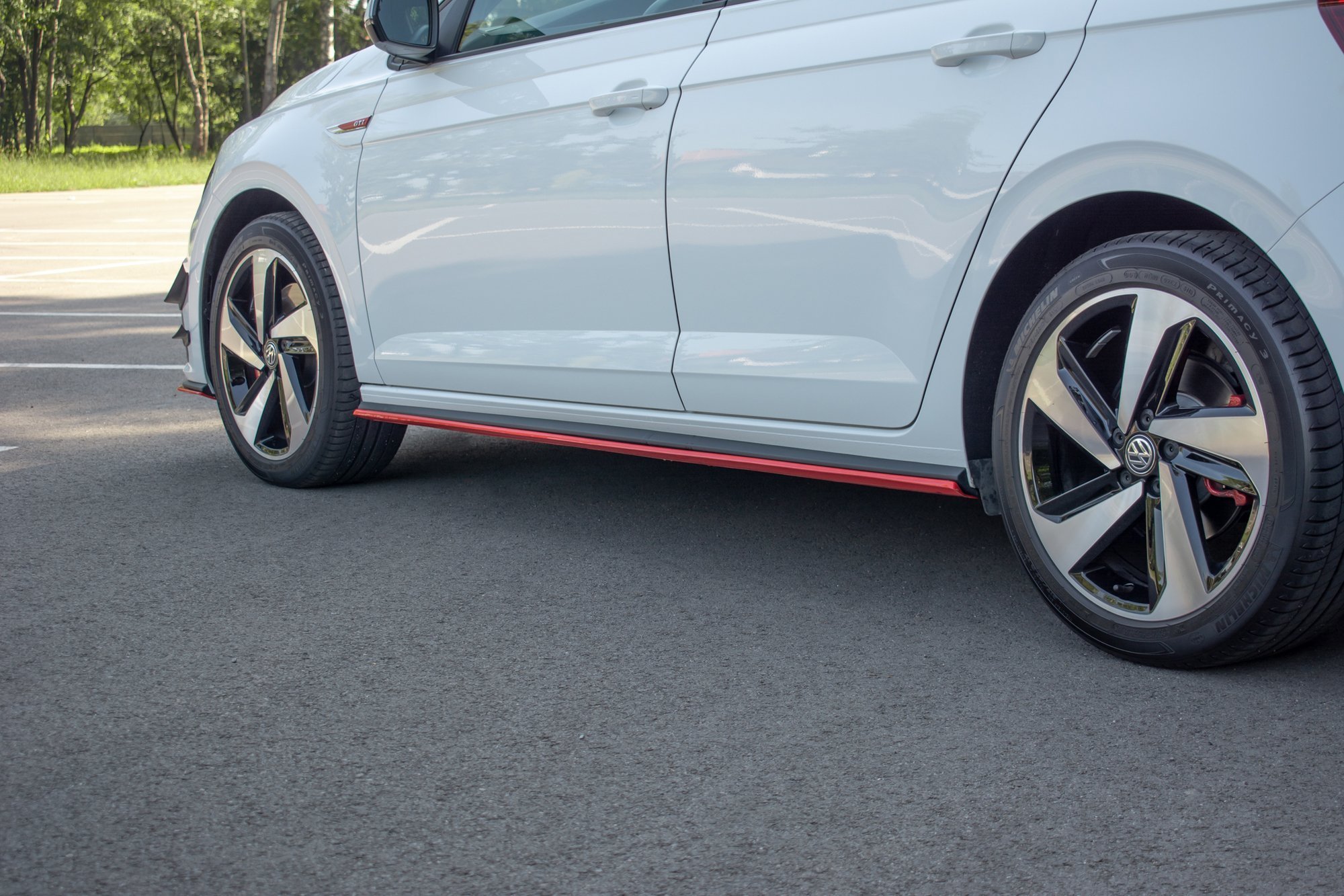 Side Skirts Diffusers Volkswagen Polo GTI / R-Line Mk6 - 2