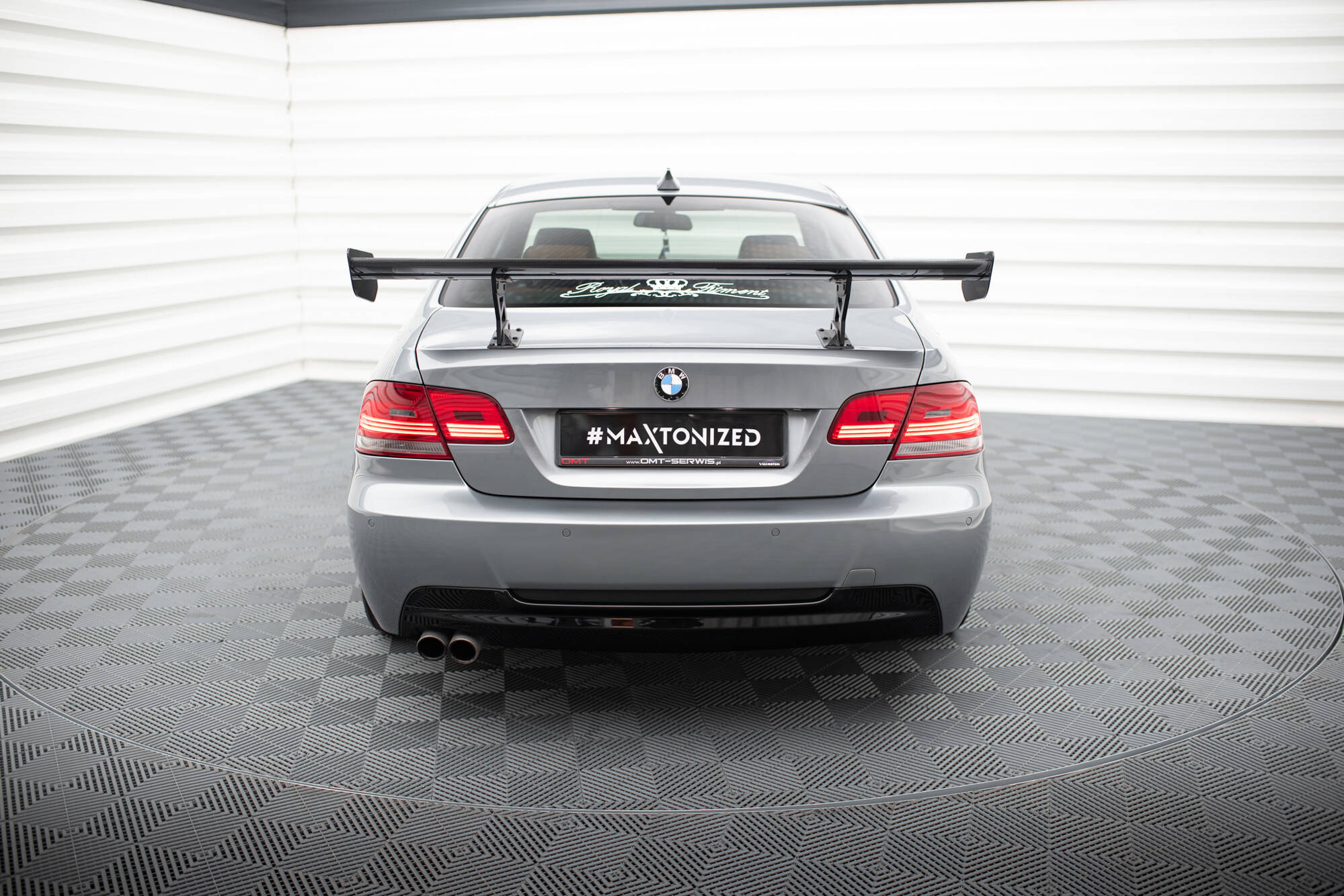 CARBON SPOILER WITH INTERNAL BRACKETS UPRIGHTS SUITABLE FOR BMW 3 / M3 COUPE E92 – MAXTON DESIGN - 5