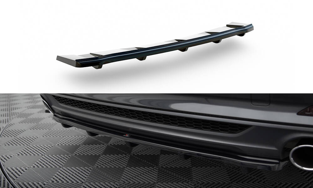 Central Rear Splitter (Vertical Bars) Audi A5 S-Line F5 Coupe / Sportback
