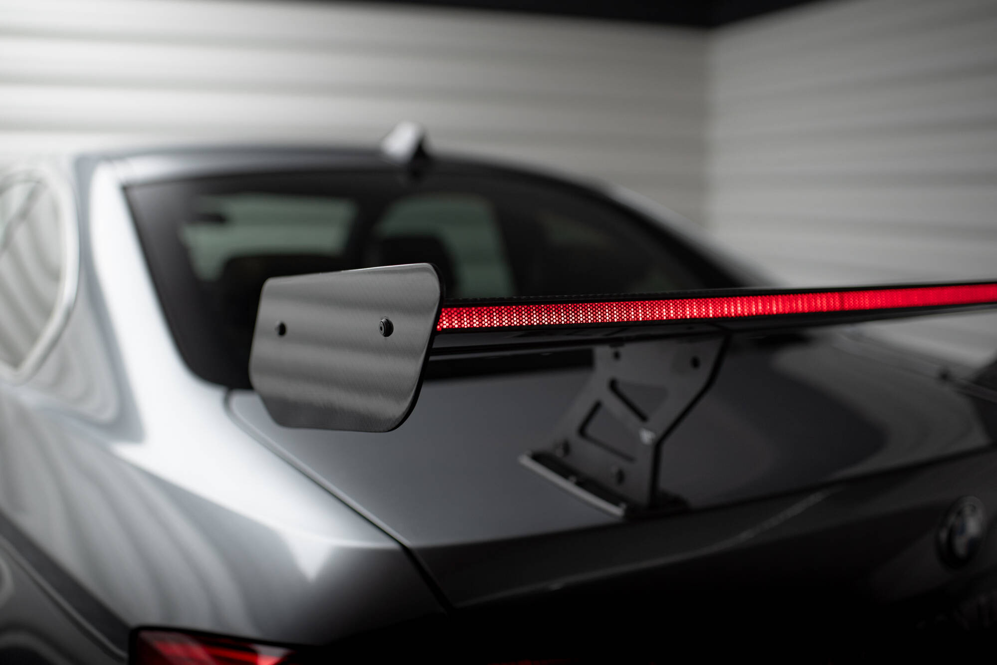 CARBON SPOILER WITH INTERNAL BRACKETS UPRIGHTS + LED SUITABLE FOR BMW 3 / M3 COUPE E92 – MAXTON DESIGN - 9