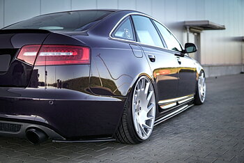 Rear Side Splitters Audi A6 C6 S-line Facelift Sedan (2008-2011)