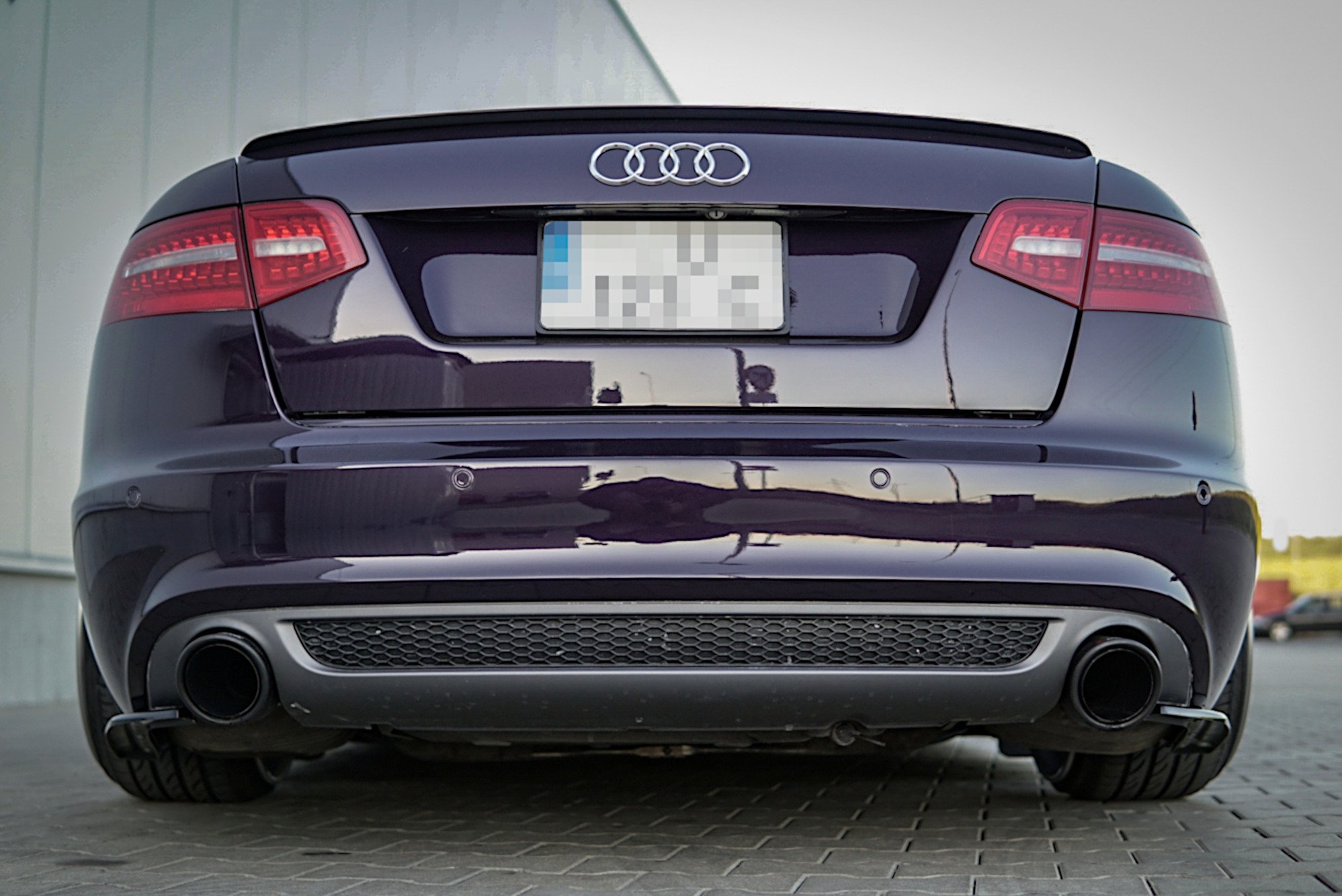 Rear Side Splitters Audi A6 C6 S-line Facelift Sedan (2008-2011) - 3