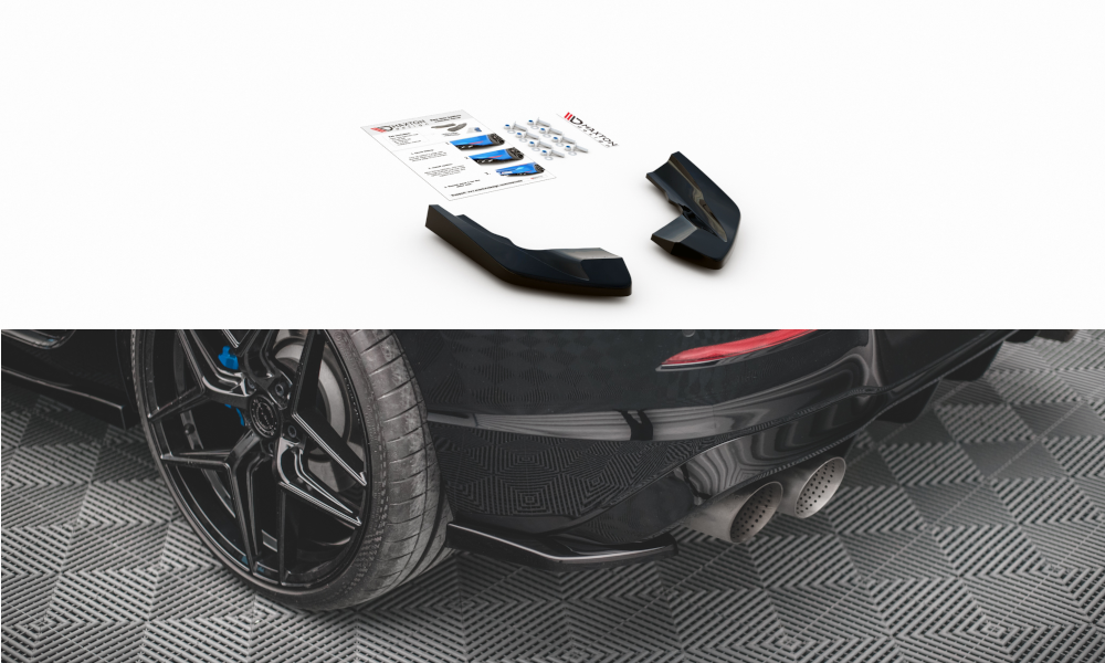 Rear Side Splitters V.2 VW Golf R MK8 (2020-)