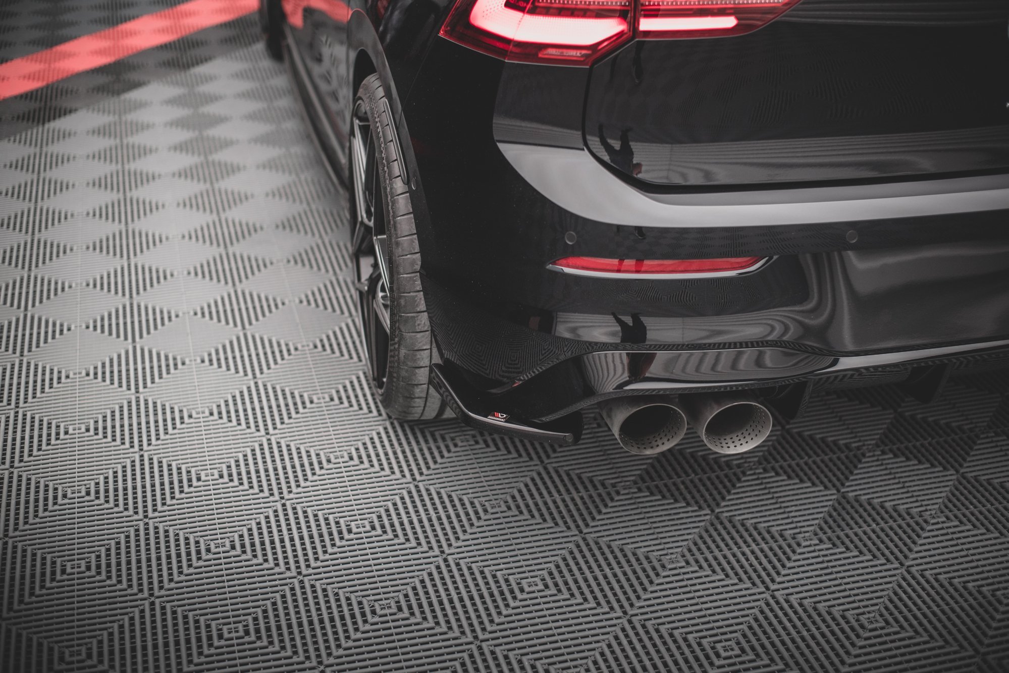 Rear Side Splitters V.2 VW Golf R MK8 (2020-) - 6