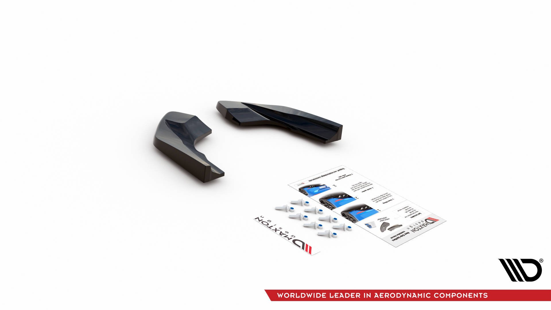 Rear Side Splitters V.2 VW Golf R MK8 (2020-) - 9