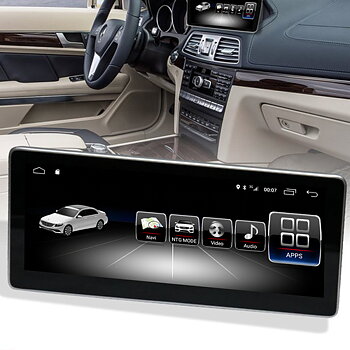 10,25"  MERCEDES BENZ  E KLASS COUPE W207 C207 A207 ANDROID 13 NAVIGATION MULTIMEDIA SYSTEM