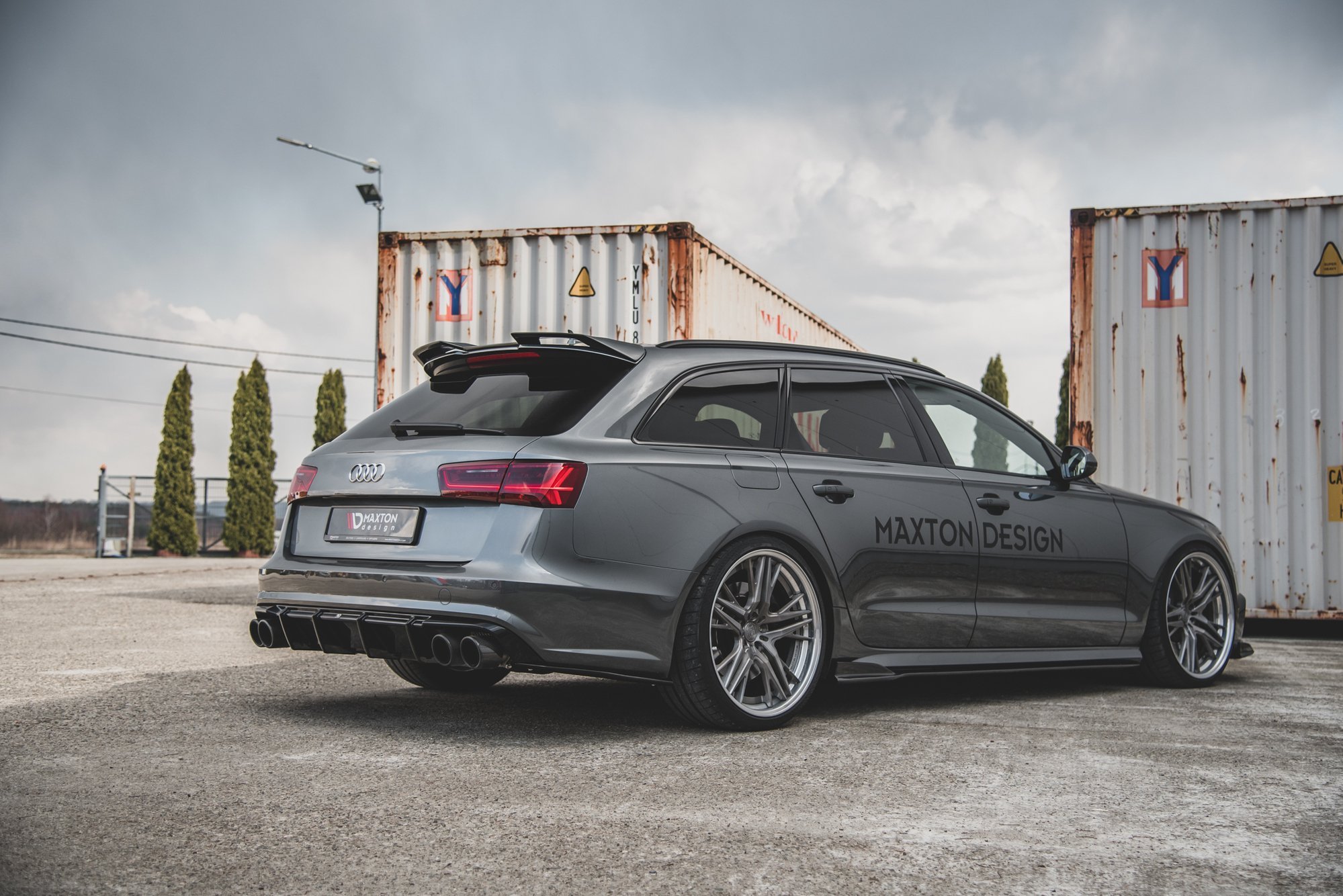 Side Skirts Diffusers Audi S6 / A6 S-Line / A6 C7 Facelift - 7