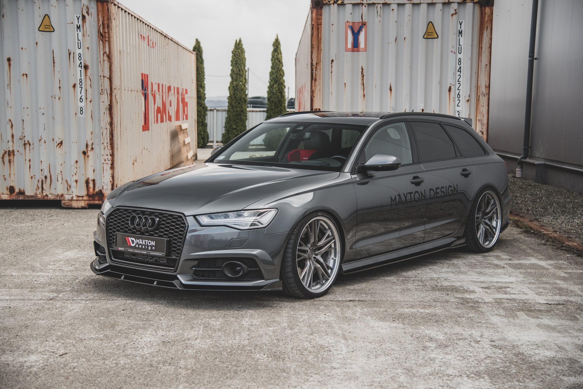 Side Skirts Diffusers Audi S6 / A6 S-Line / A6 C7 Facelift - 2