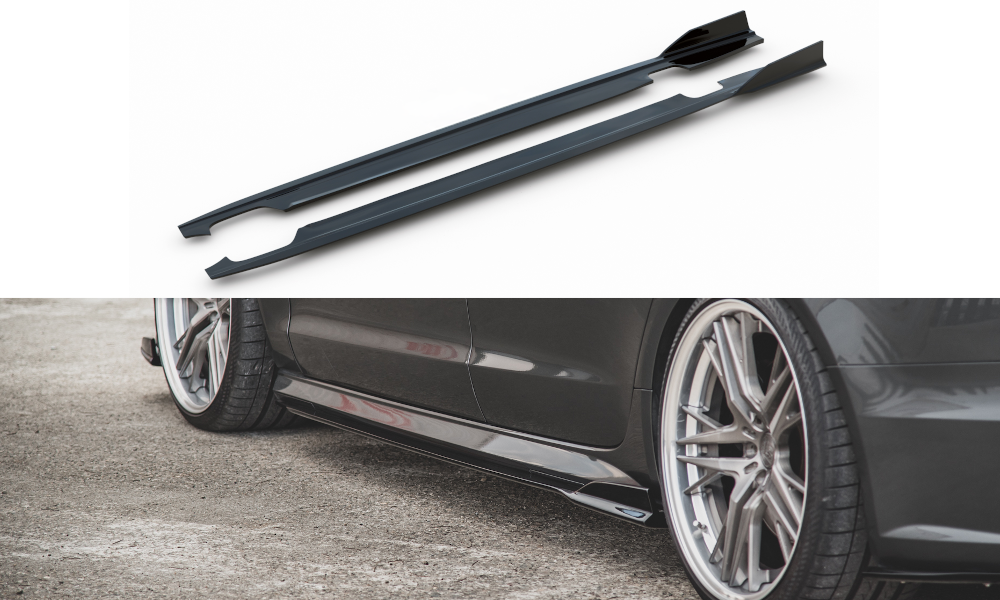Side Skirts Diffusers Audi S6 / A6 S-Line / A6 C7 Facelift
