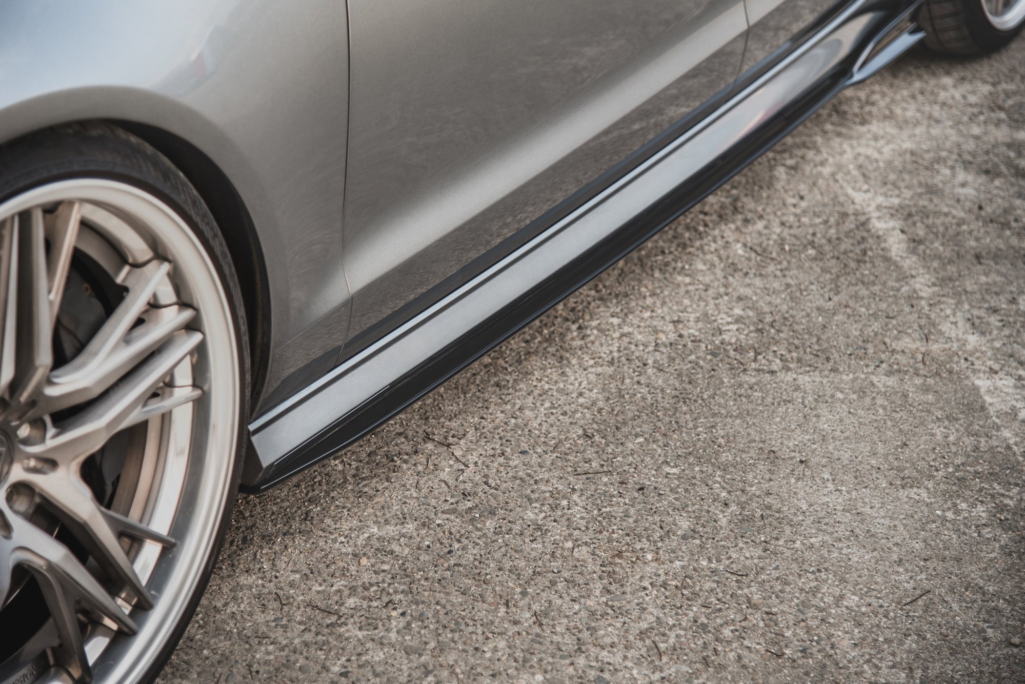 Side Skirts Diffusers Audi S6 / A6 S-Line / A6 C7 Facelift - 4