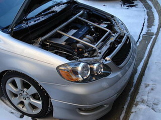 TOYOTA ALTIS 01+ ULTRA-R 2-POINT FRONT UPPER STRUTBAR
