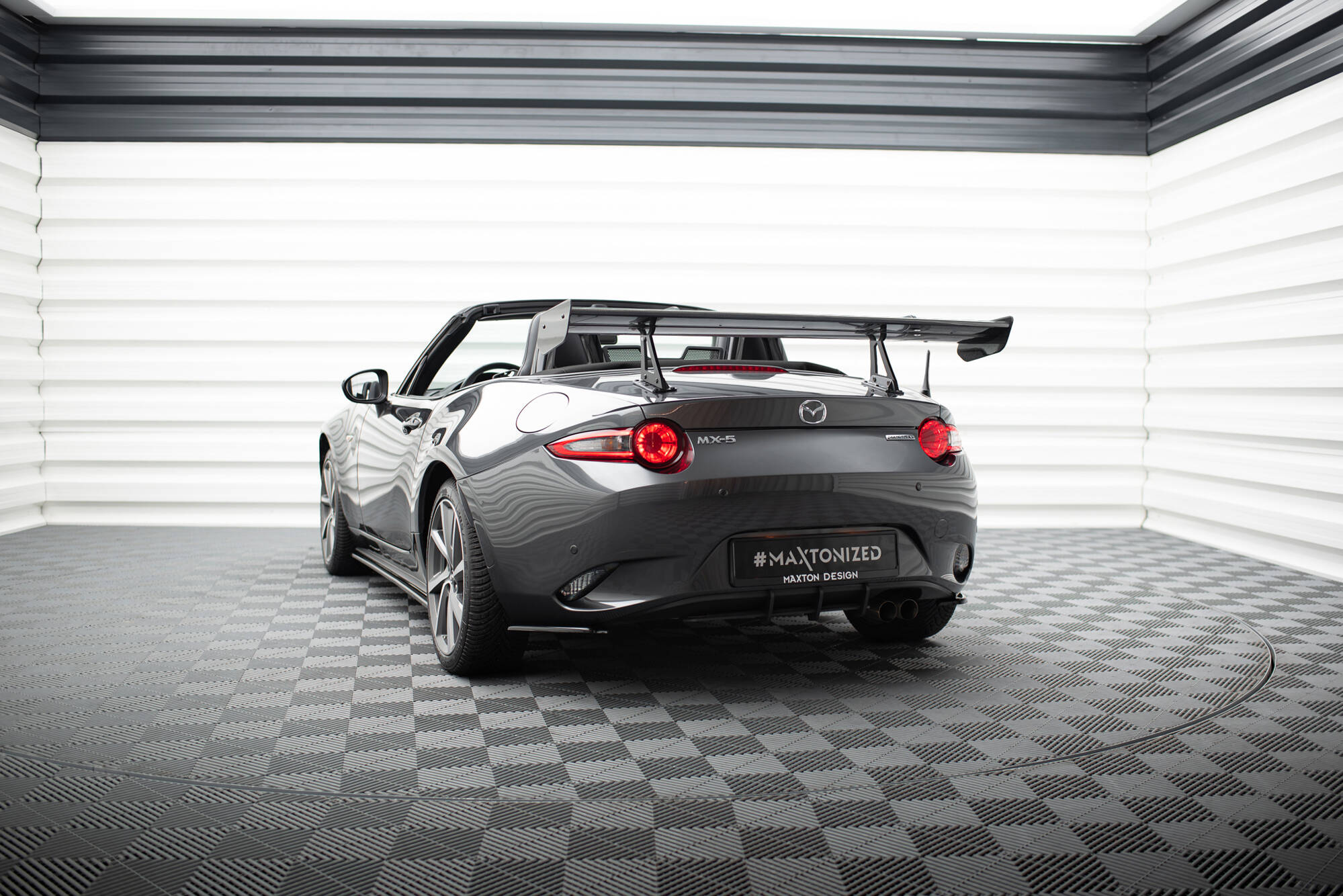 CARBON SPOILER WITH UPPER SWAN MOUNTING SUITABLE FOR MAZDA MX-5 ND (MK4) – MAXTON DESIGN - 7