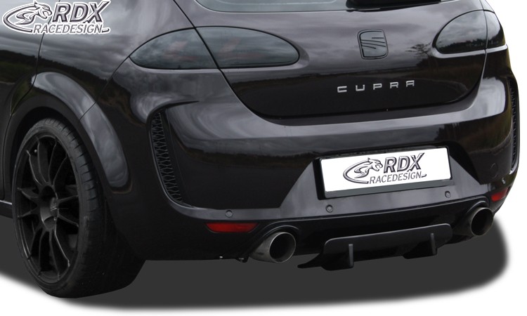 REAR DIFFUSOR U-DIFF SEAT LEON 1P (ALL MODELS, ALSO FR, CUPRA, AEROKIT, ...) - 4
