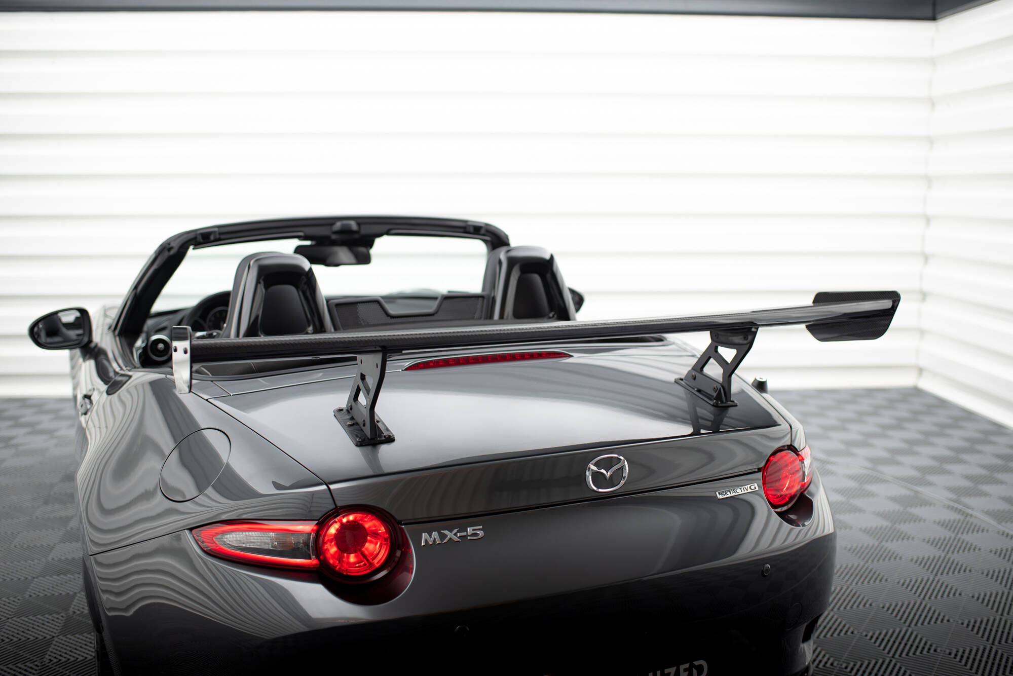 CARBON SPOILER WITH INTERNAL BRACKETS UPRIGHTS SUITABLE FOR MAZDA MX-5 ND (MK4) – MAXTON DESIGN - 15