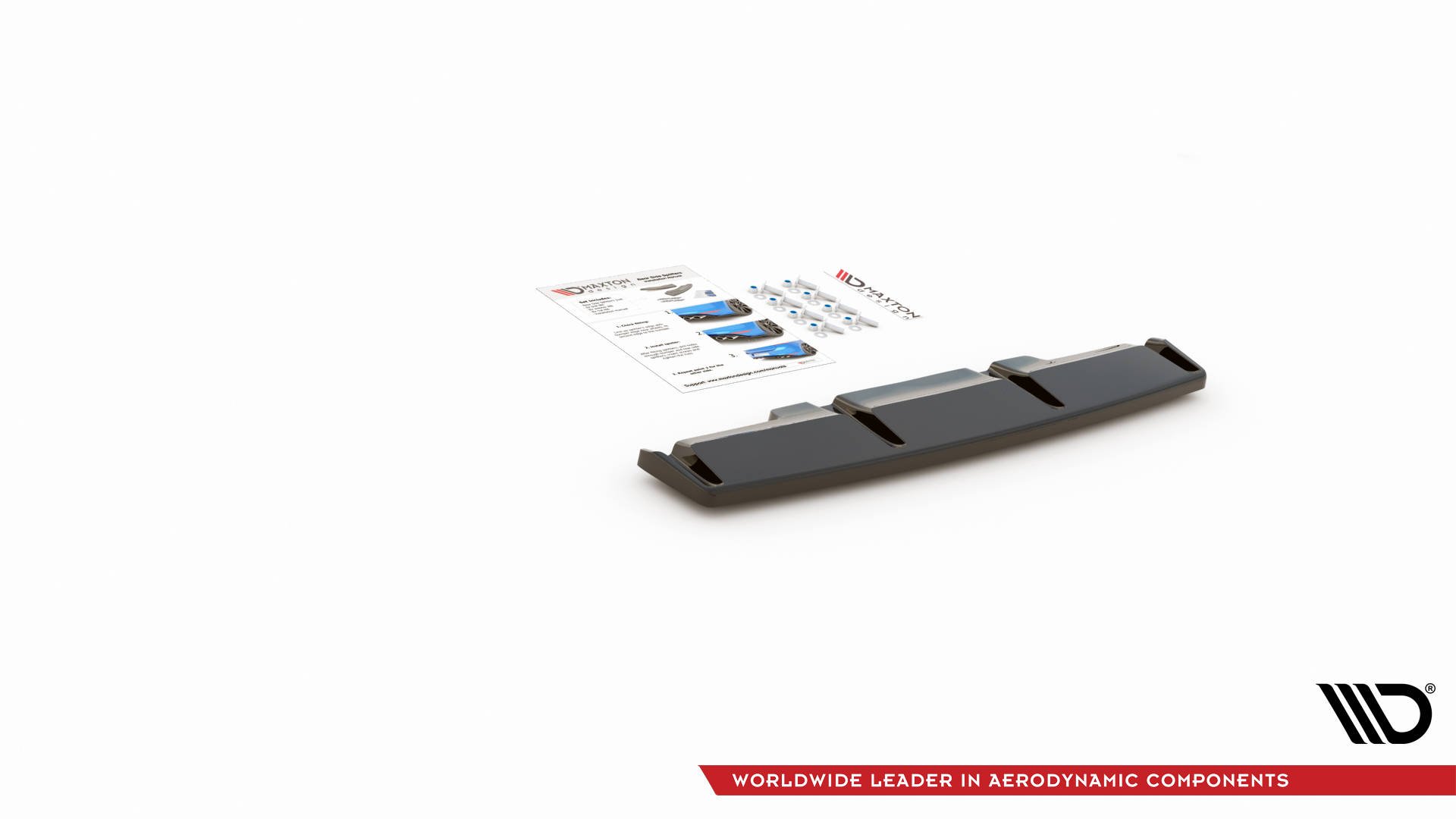 Central Rear Splitter VW Golf R MK8 (2020-) - 6