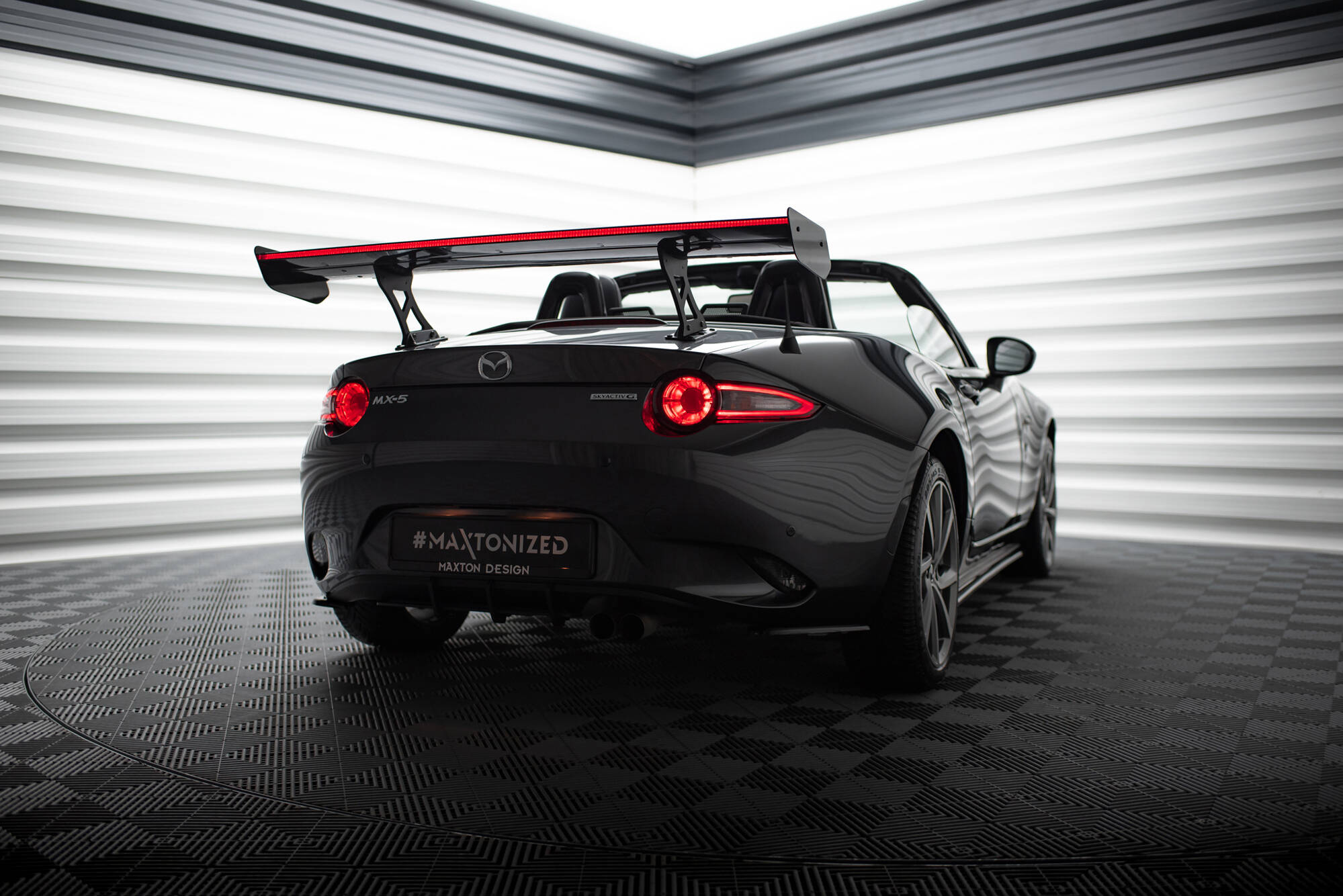 CARBON SPOILER JDM STYLE + LED SUITABLE FOR MAZDA MX-5 ND (MK4) – MAXTON DESIGN - 9
