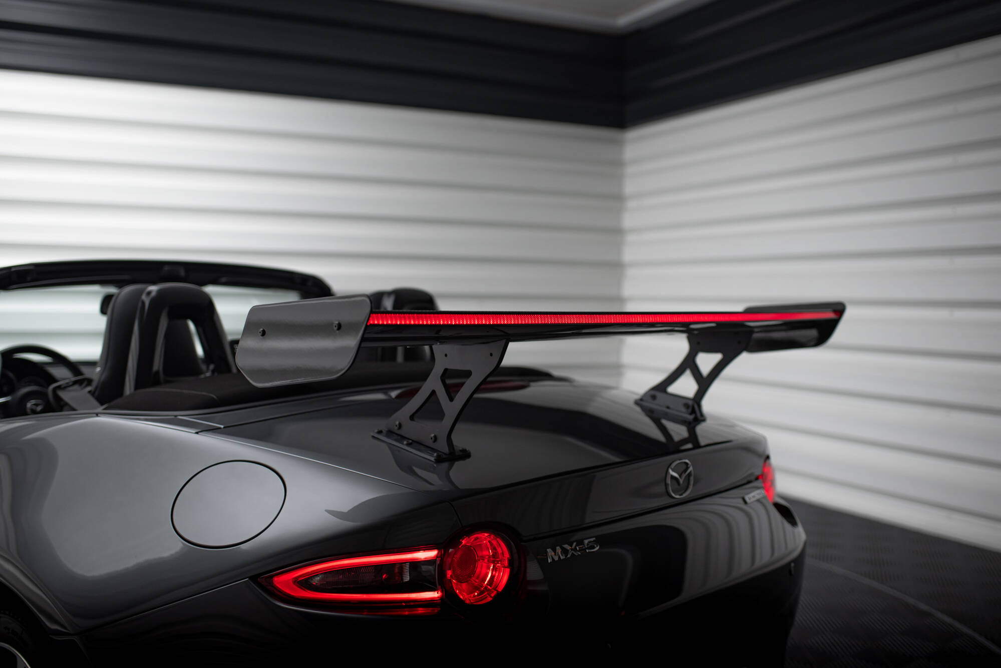 CARBON SPOILER JDM STYLE + LED SUITABLE FOR MAZDA MX-5 ND (MK4) – MAXTON DESIGN - 5