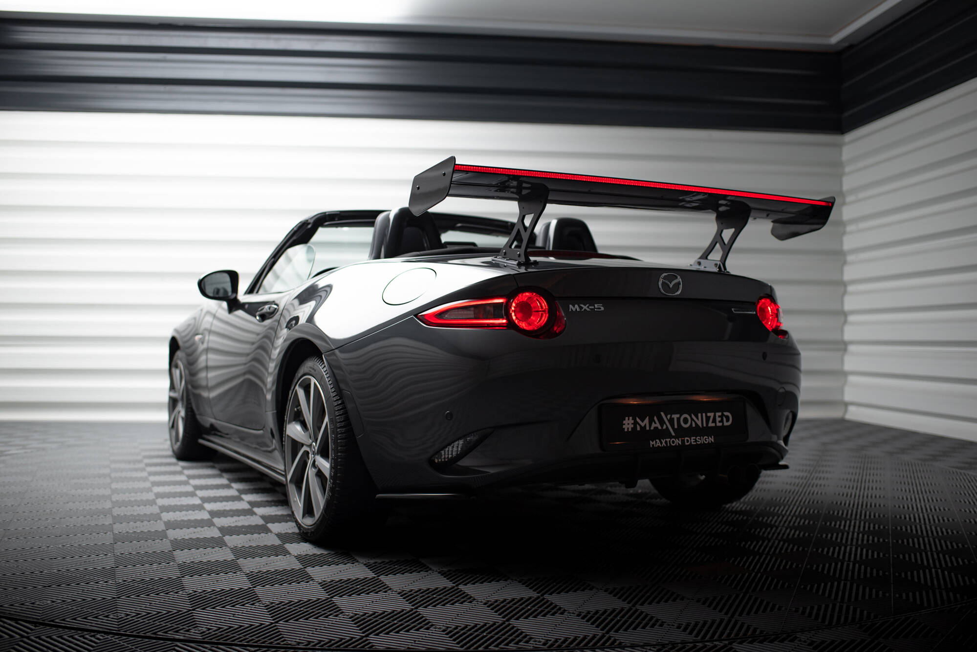 CARBON SPOILER JDM STYLE + LED SUITABLE FOR MAZDA MX-5 ND (MK4) – MAXTON DESIGN - 7
