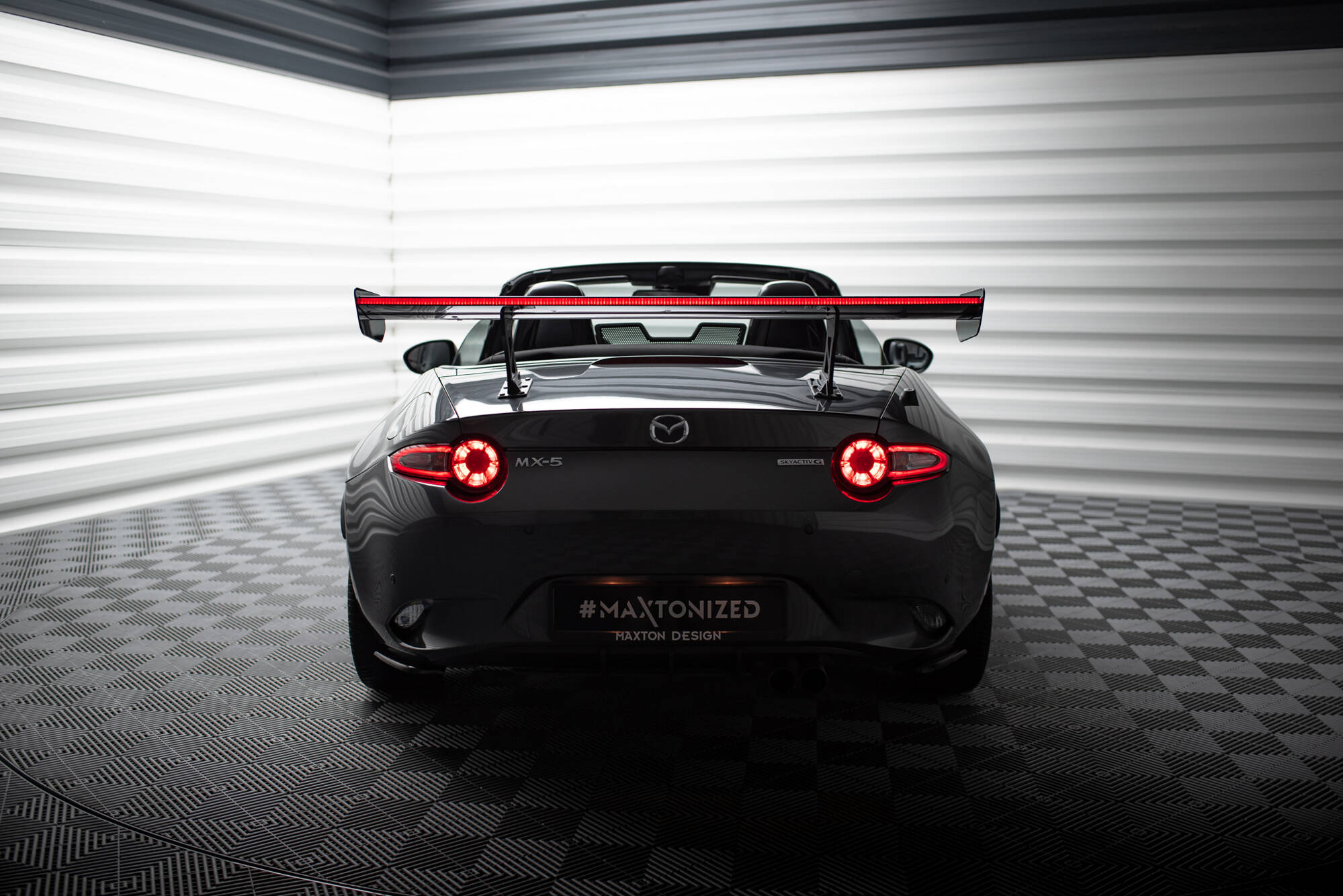 CARBON SPOILER JDM STYLE + LED SUITABLE FOR MAZDA MX-5 ND (MK4) – MAXTON DESIGN - 2