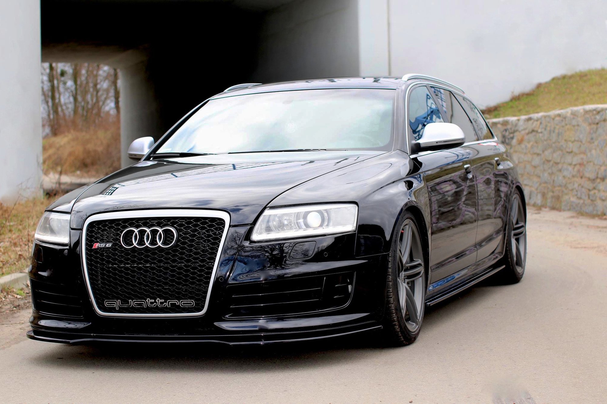 Side Skirts Diffusers Audi RS6 C6 - 2
