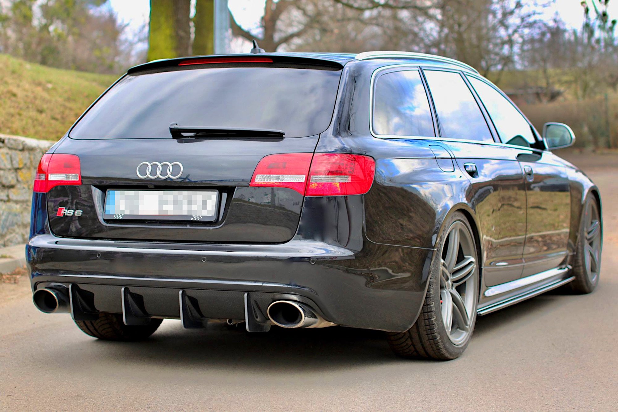 Side Skirts Diffusers Audi RS6 C6 - 6