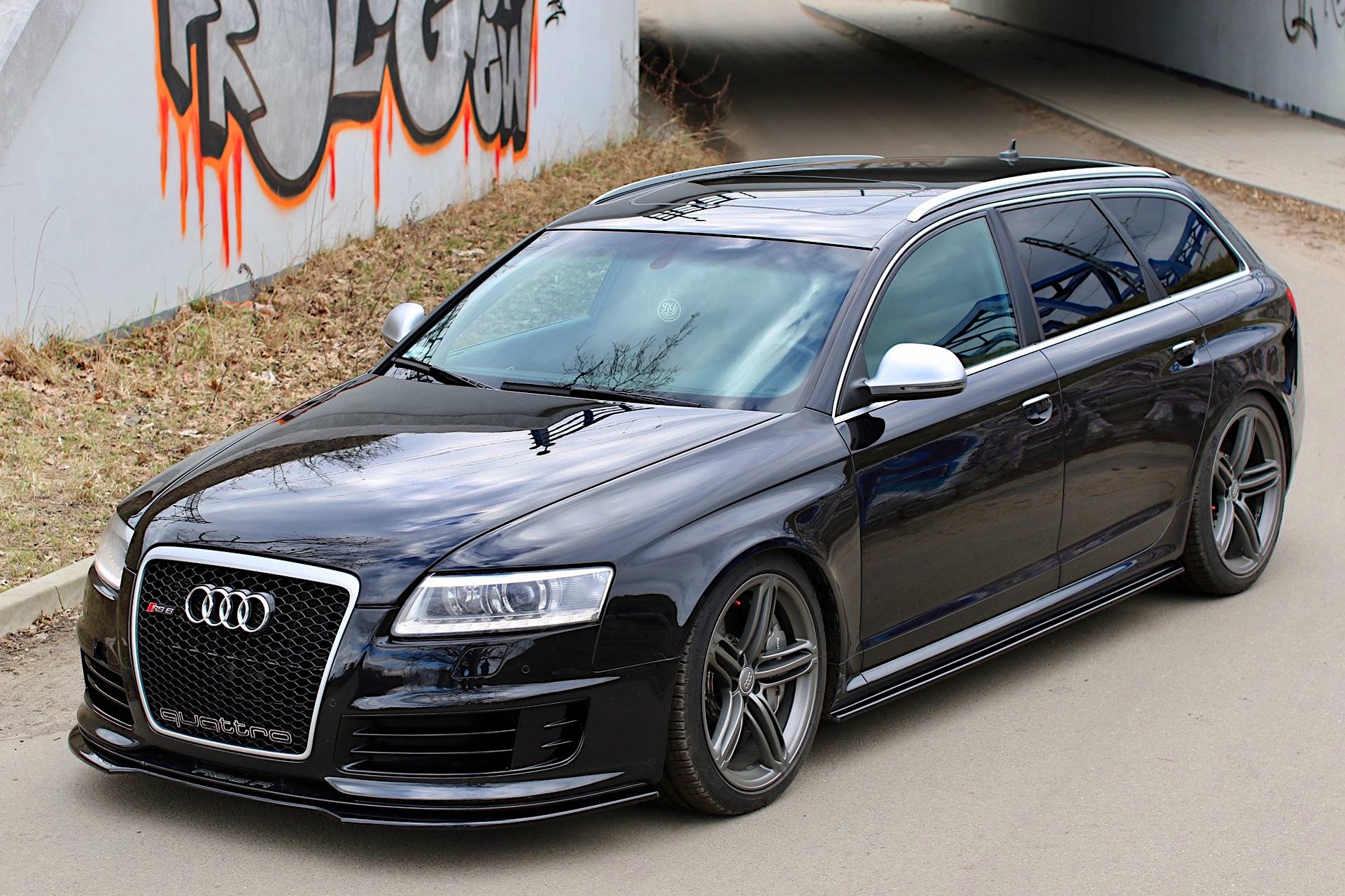 Side Skirts Diffusers Audi RS6 C6 - 3
