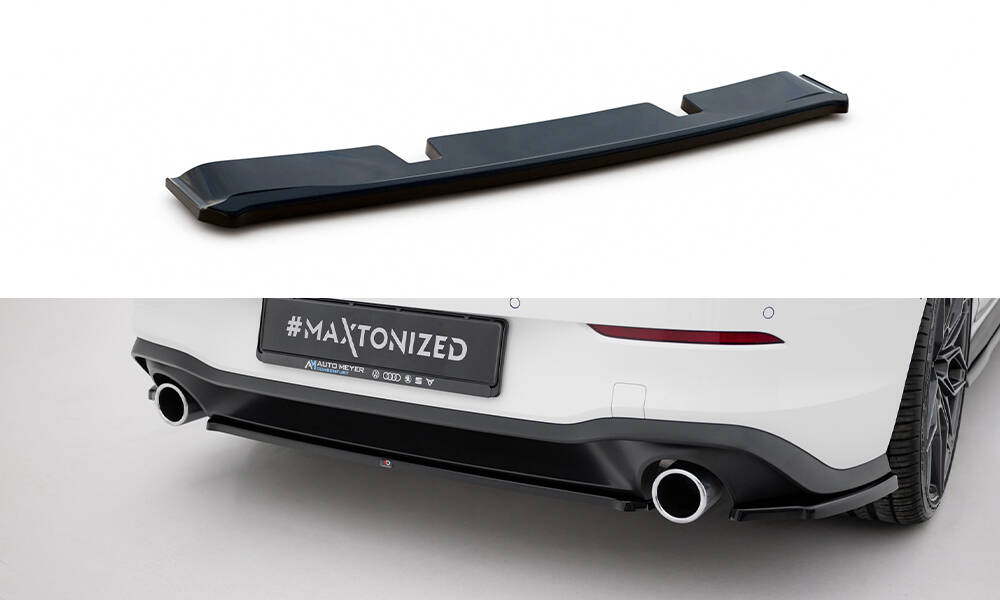 Central Rear Splitter VW Golf MK8 GTI (2020-) - 6