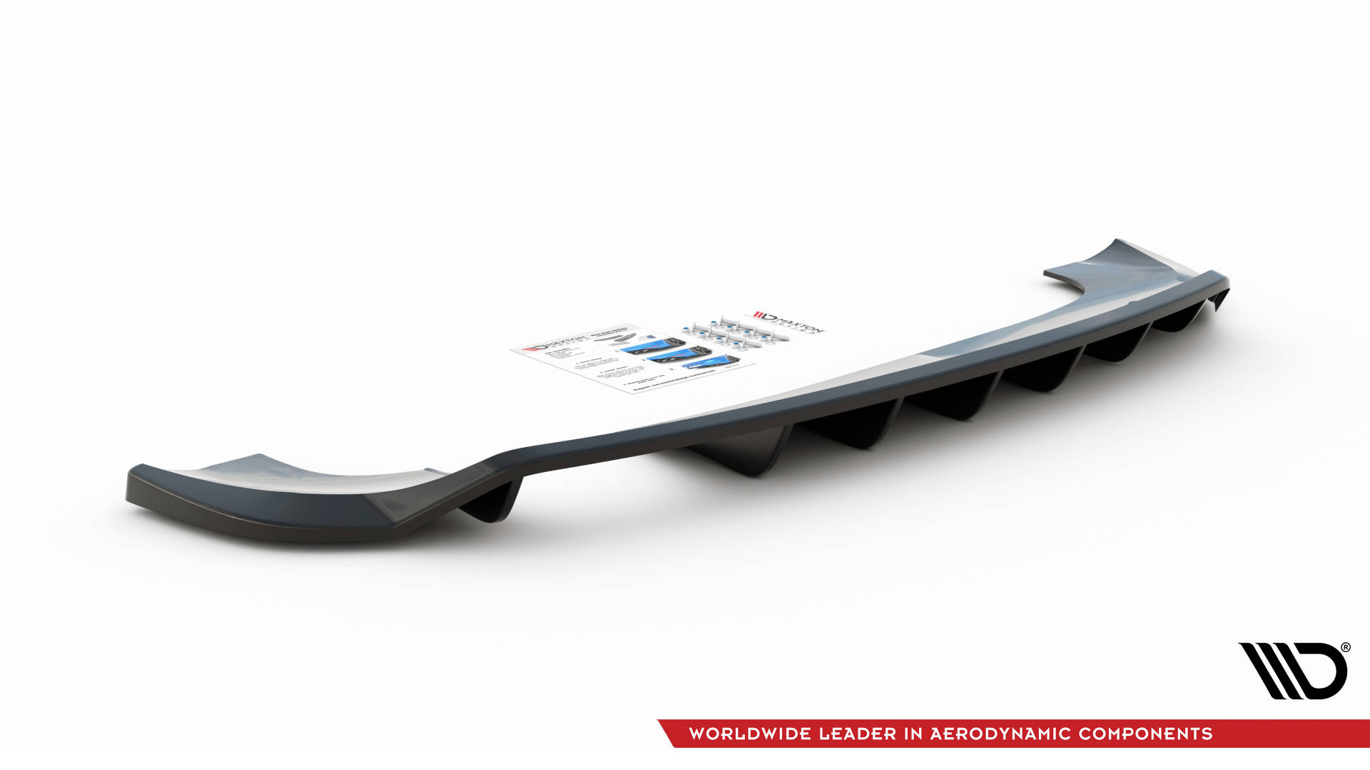 Central Rear Splitter (Vertical Bars) Audi Q3 Sport 8U Facelift - 5