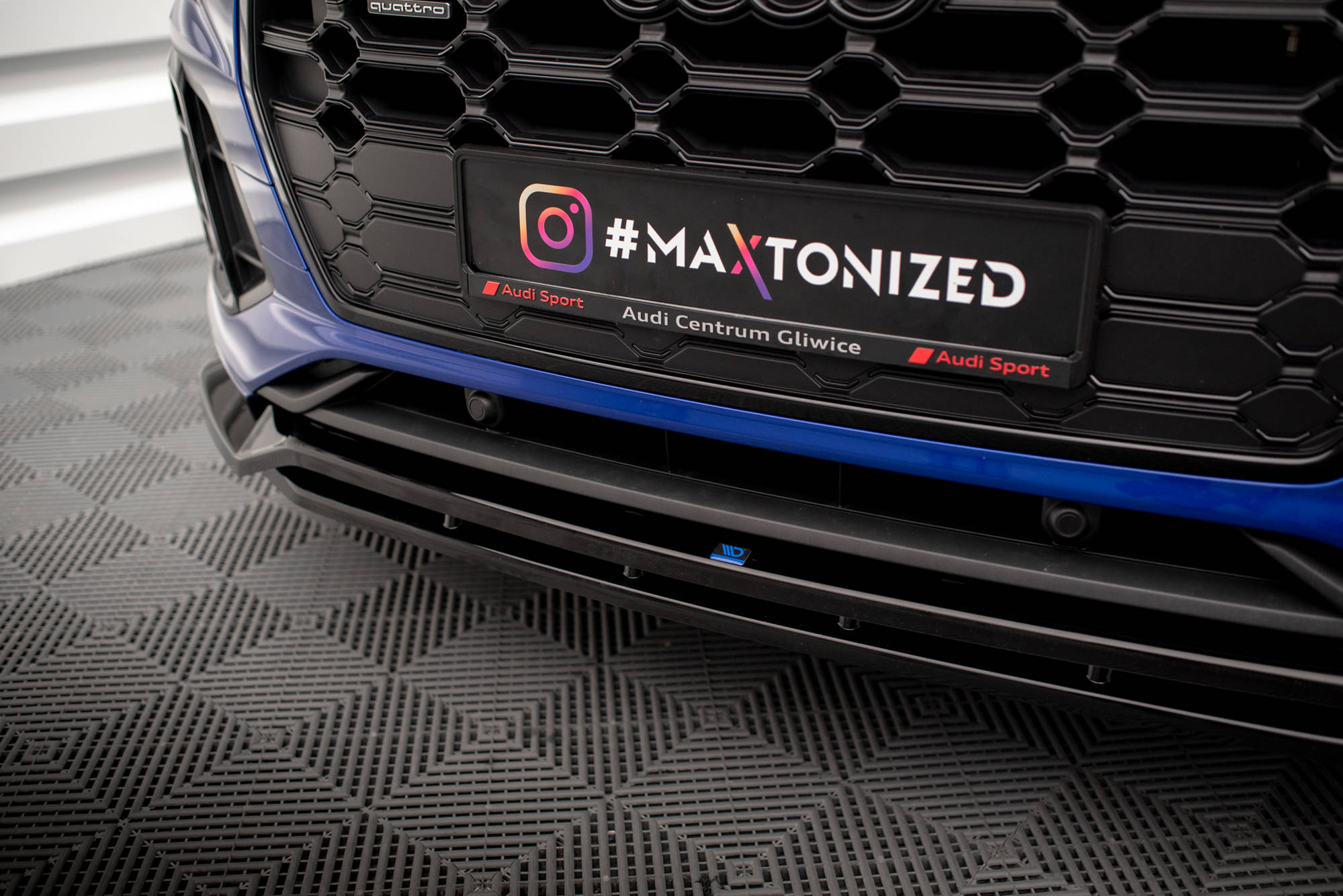Front Splitter V.1 Audi SQ5 / Q5 S-Line SUV / Sportback Mk2 Facelift - 3