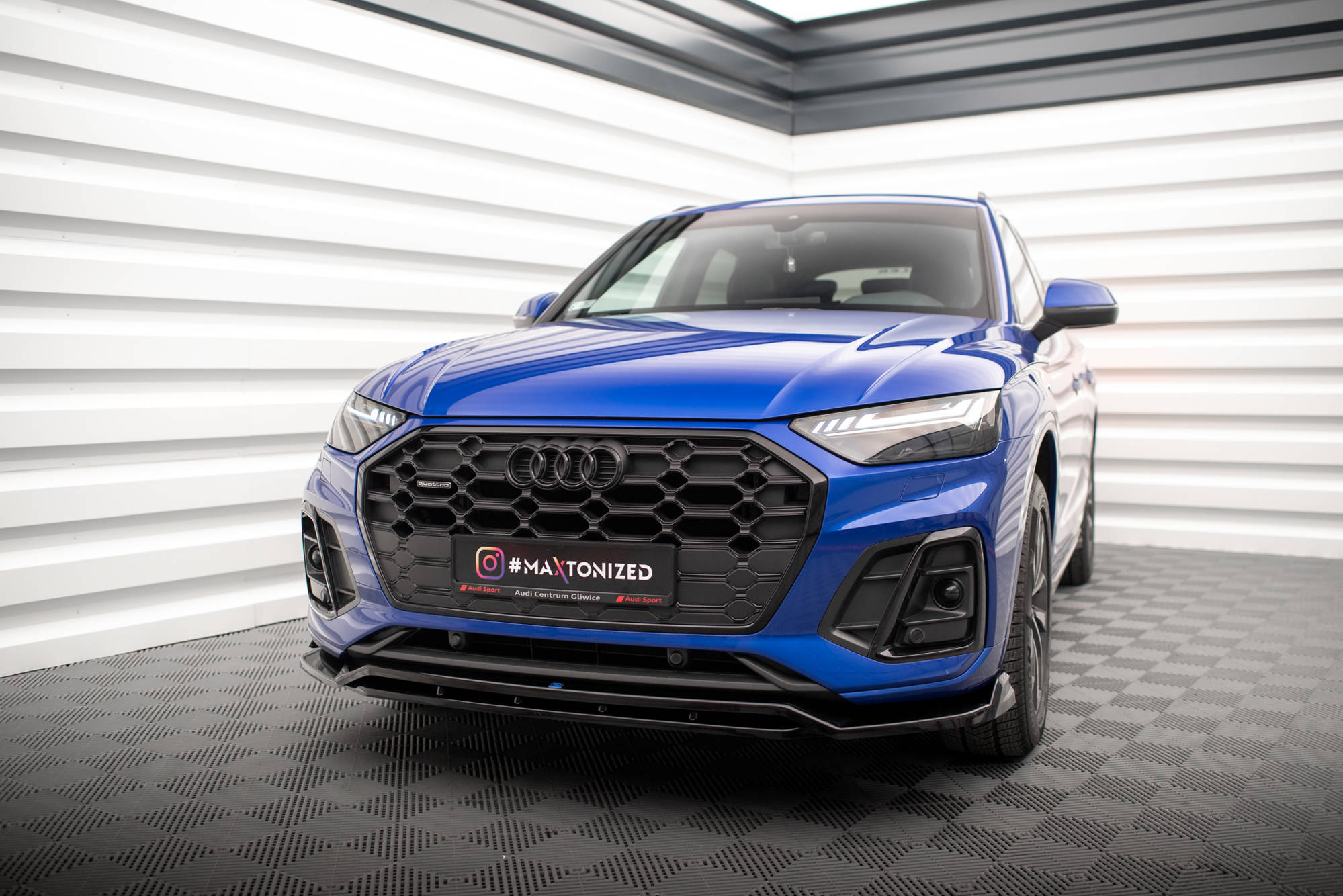 Front Splitter V.1 Audi SQ5 / Q5 S-Line SUV / Sportback Mk2 Facelift - 4