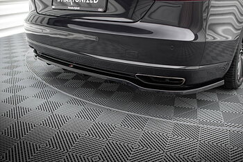 Central Rear Splitter (Vertical Bars) Audi A8 D4 Facelift