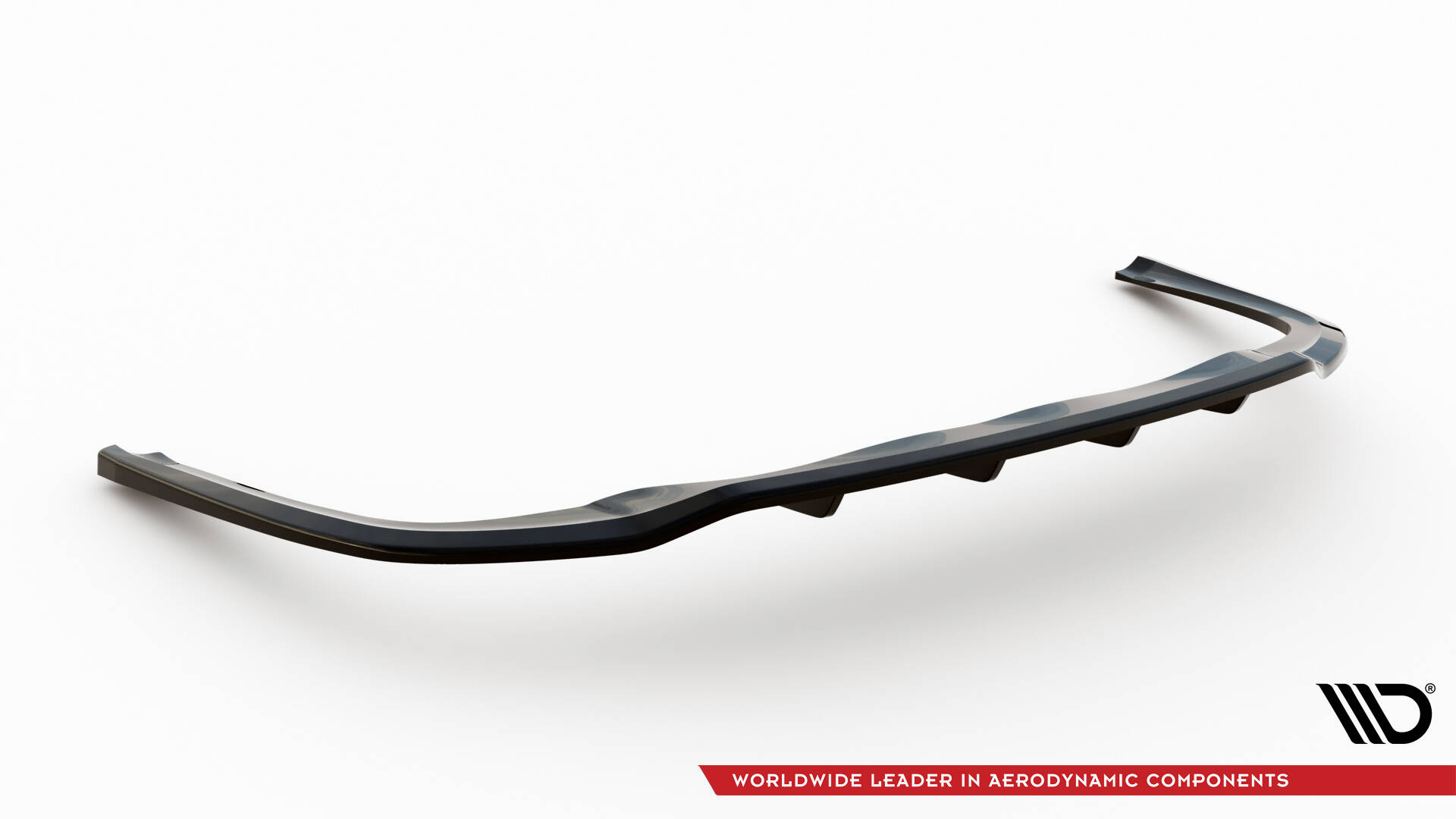 Central Rear Splitter (Vertical Bars) Audi A8 D4 Facelift - 6