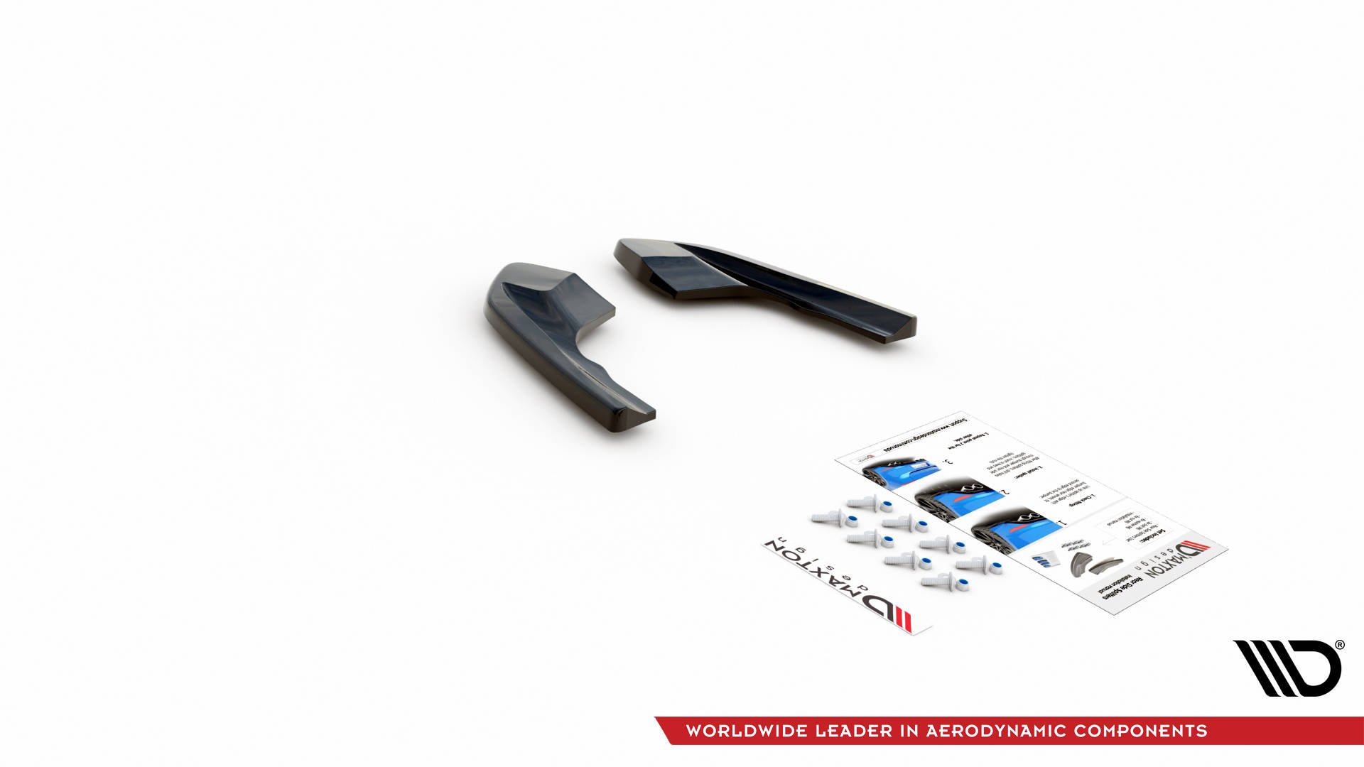 Rear Side Splitters V.1 VW Golf R MK8 (2020-) - 7